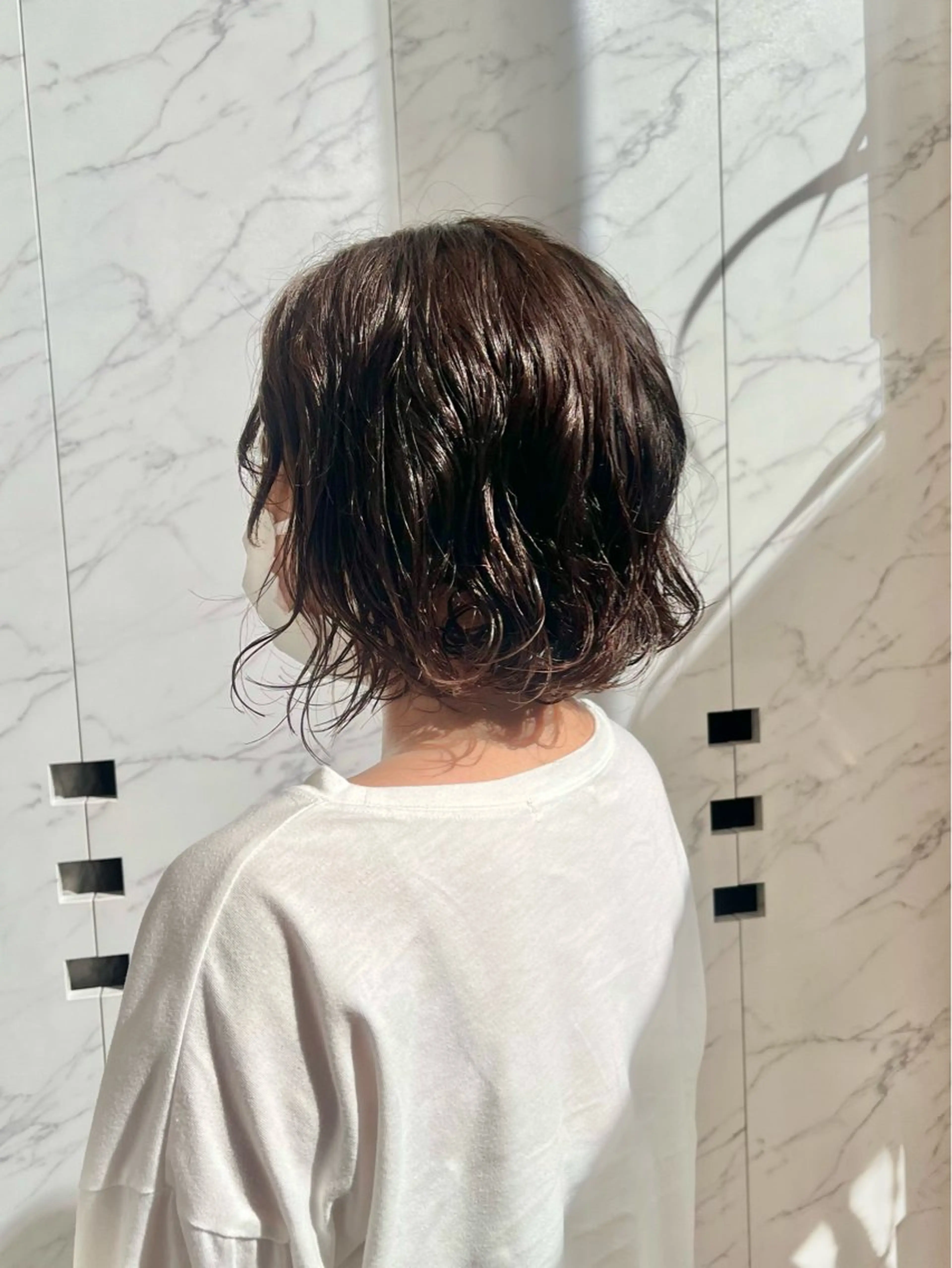 ショート パーマ ﾏｽﾀﾞ ｱｲﾘのヘアスタイル