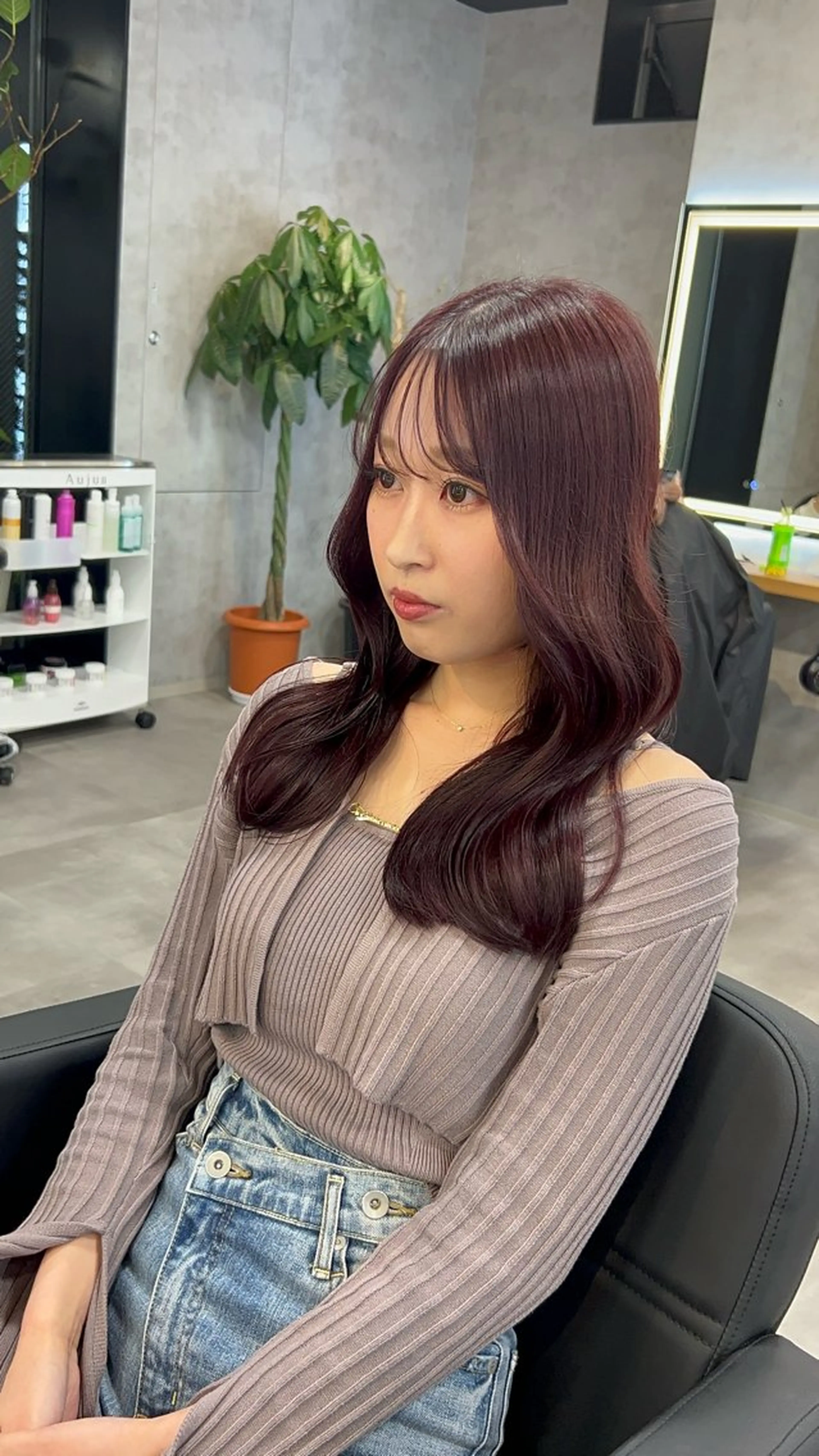 セミロング カラー ヘアアレンジ ブリーチなしの達人 🌈KAITOのヘアスタイル