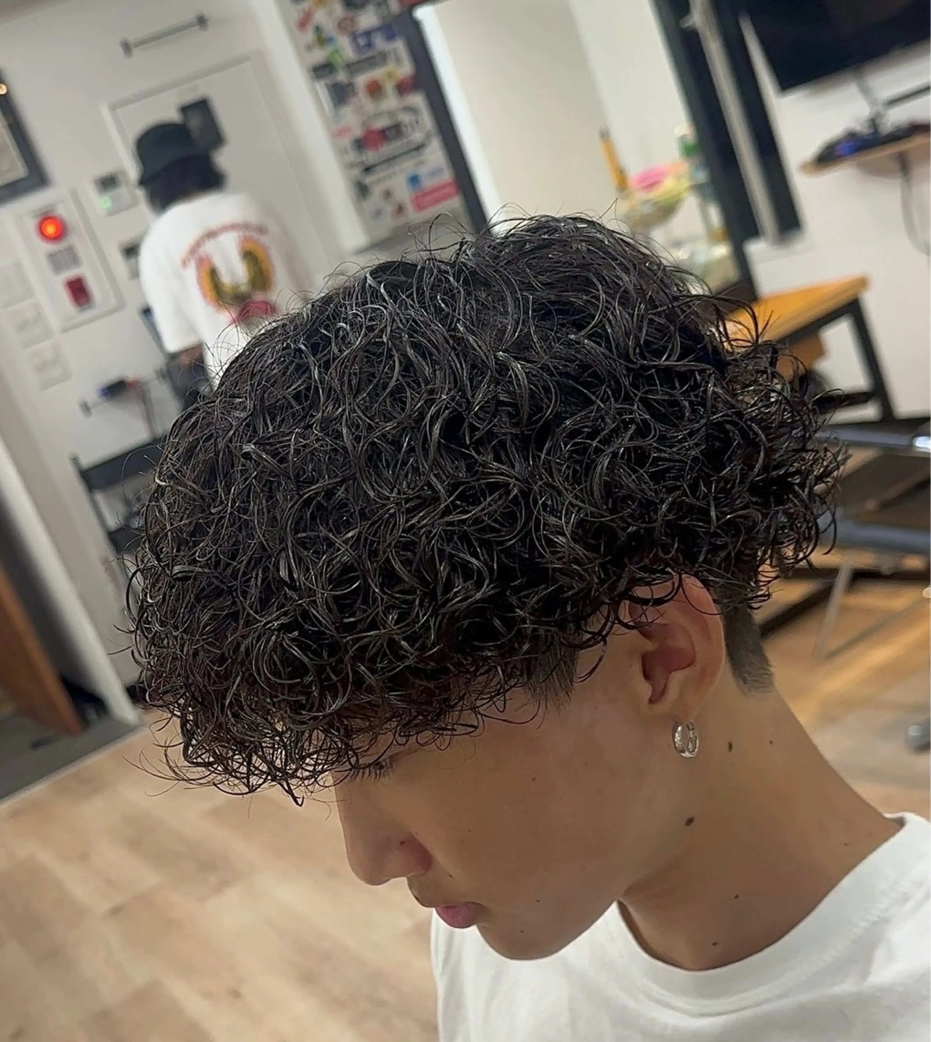 パーマ メンズ メンズパーマ プードルパーマ プードルパーマ 横浜メンズマッシュ カット/ショウゴのヘアスタイル