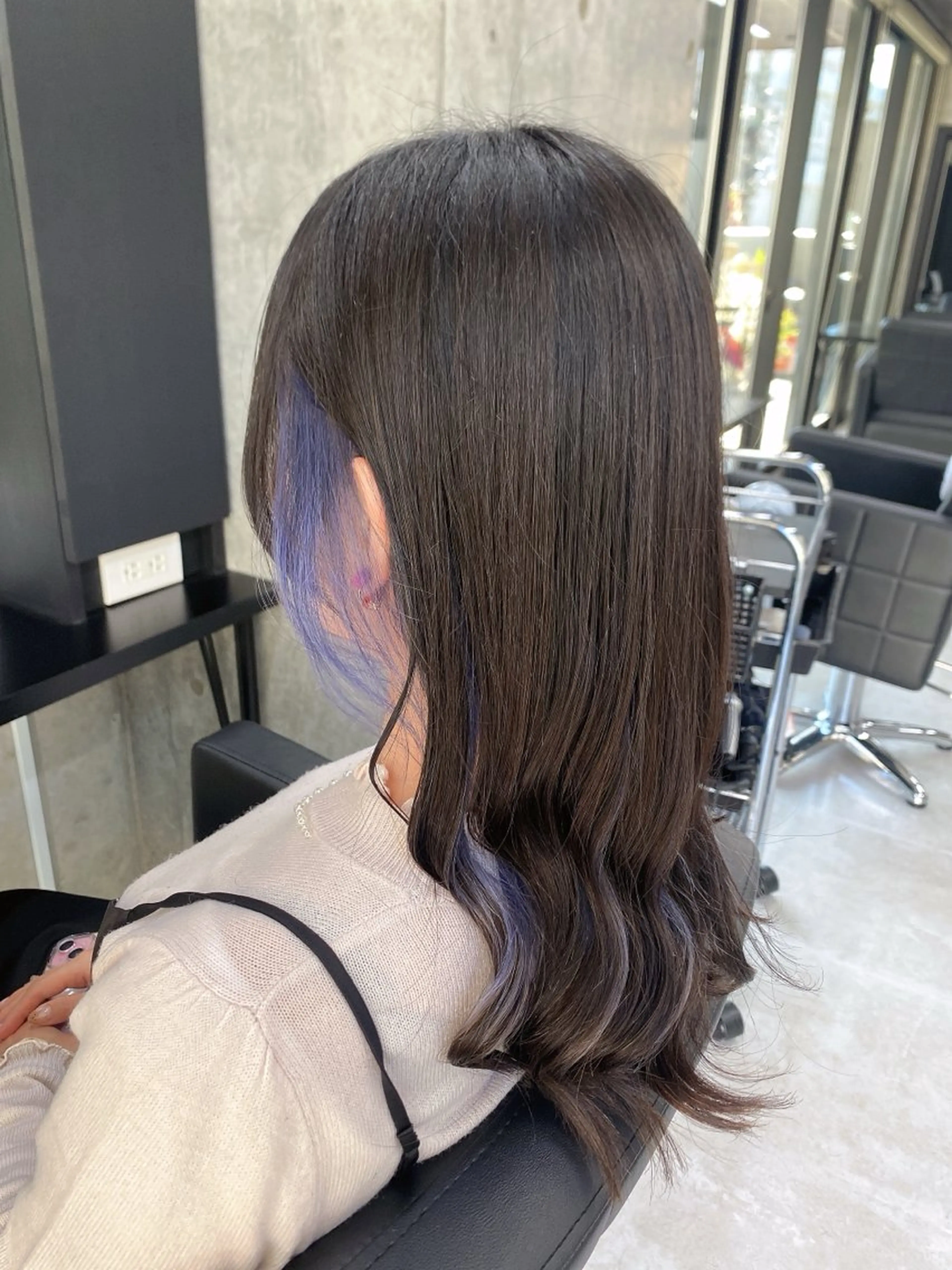 カラー ブルーカラー ブルーラベンダー ラベンダーカラー BOND TOKYO所属・🌈似合わせカラー 🎀 MIO🌈のヘアスタイル