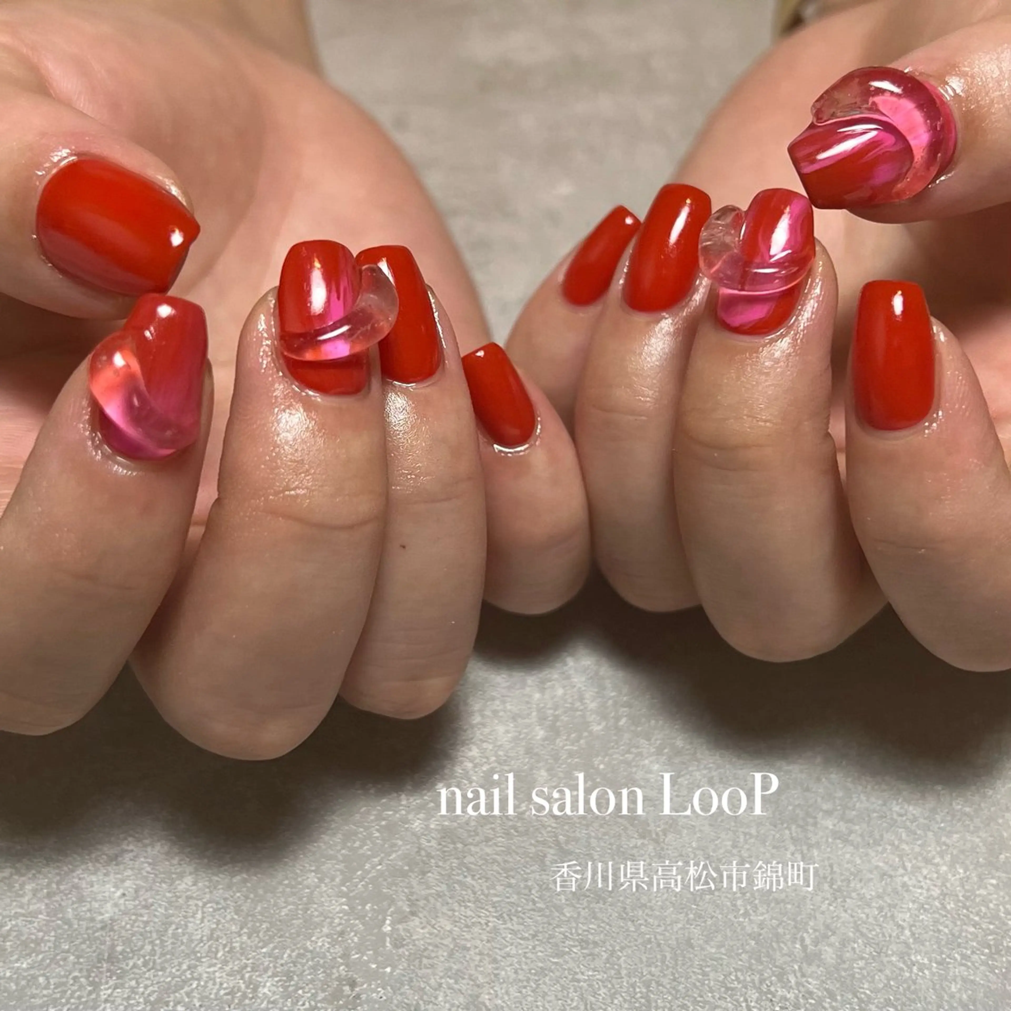 ネイル ハンドネイル LooP riho / nuanceのネイルデザイン