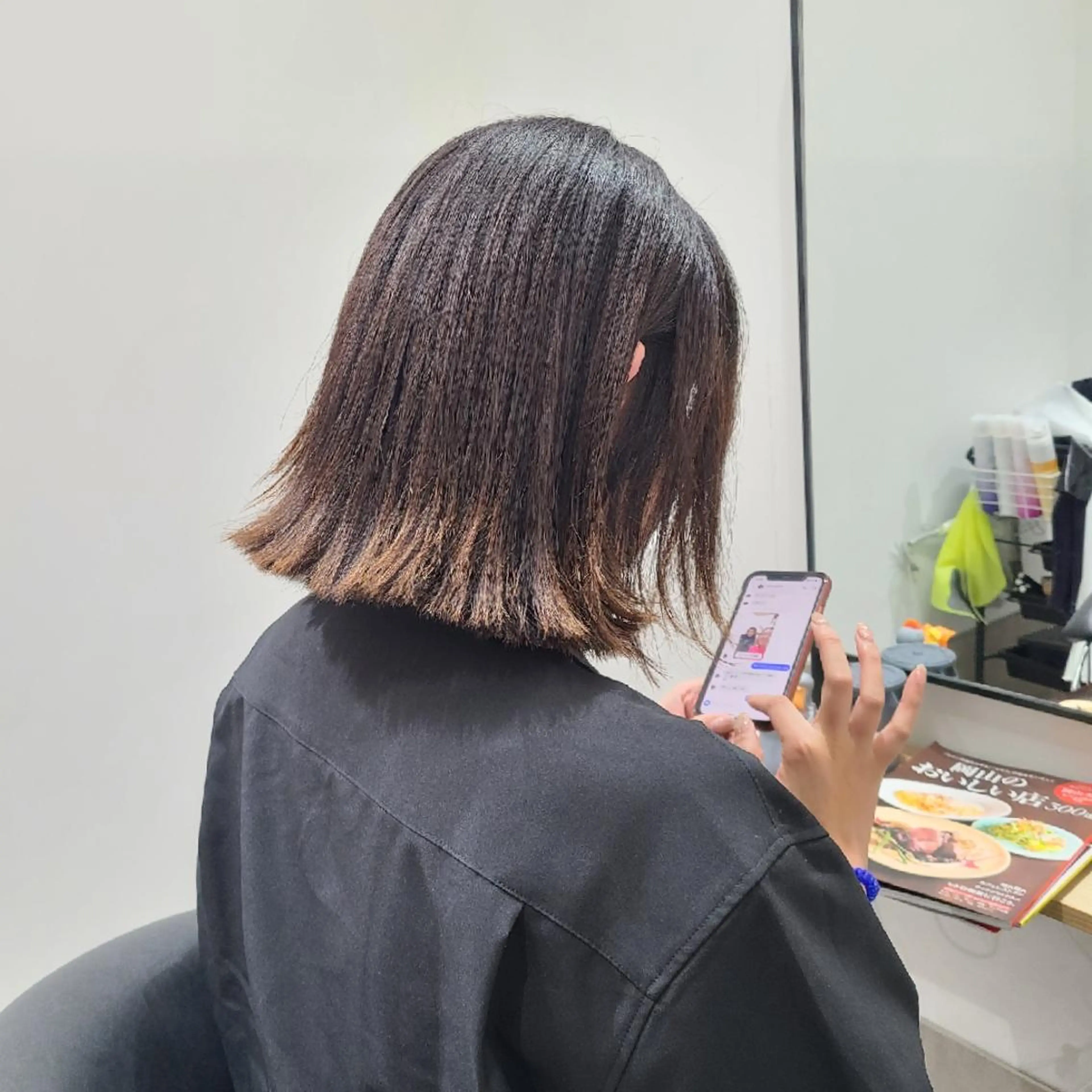 ミディアム GO TODAYシェアサロン岡山店所属・🎗️髪質改善・美髪 艶髪🥇小西邦生のヘアスタイル