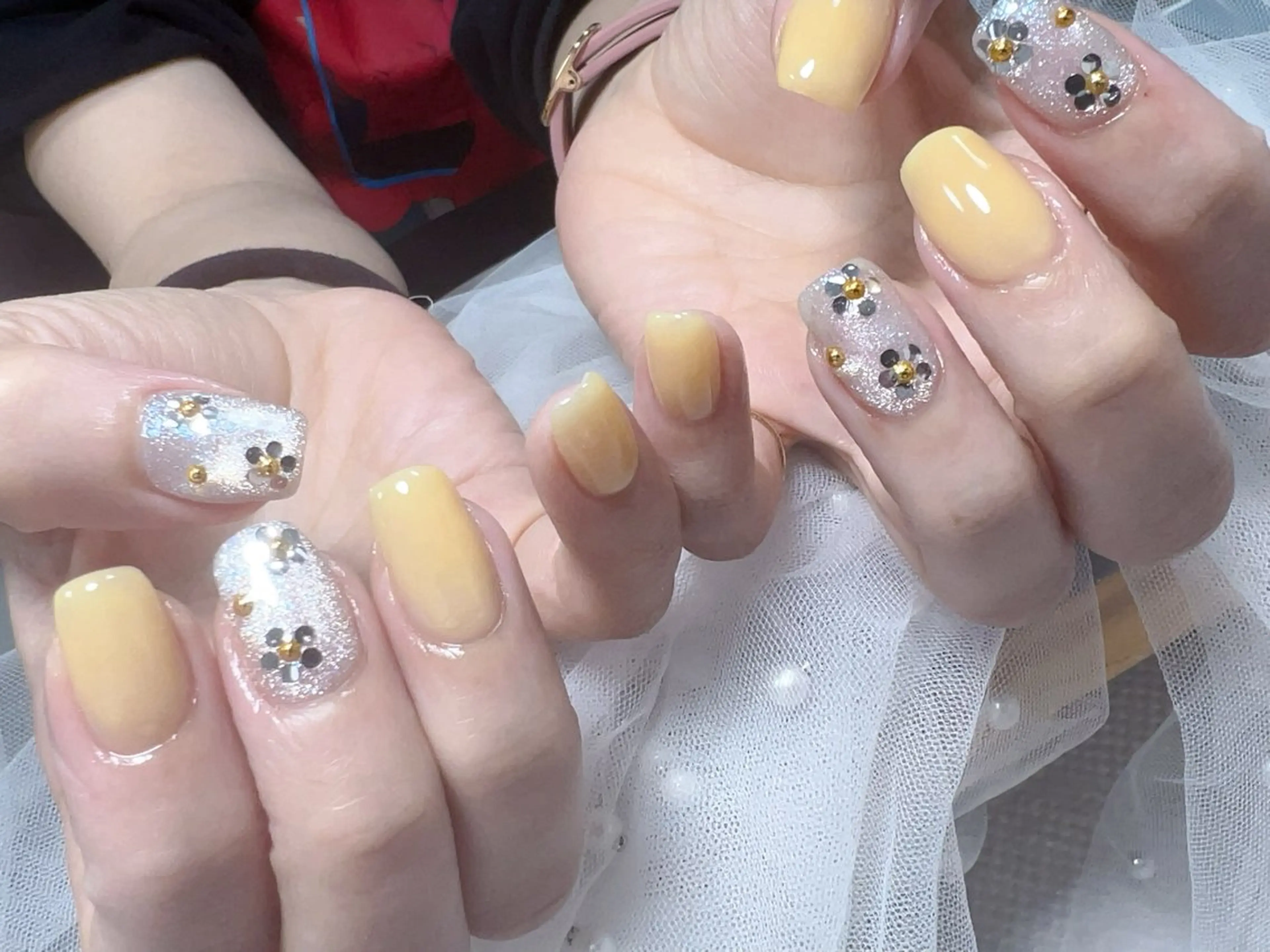 ネイル 黄色 ハンドネイル Nail NaNaのネイルデザイン