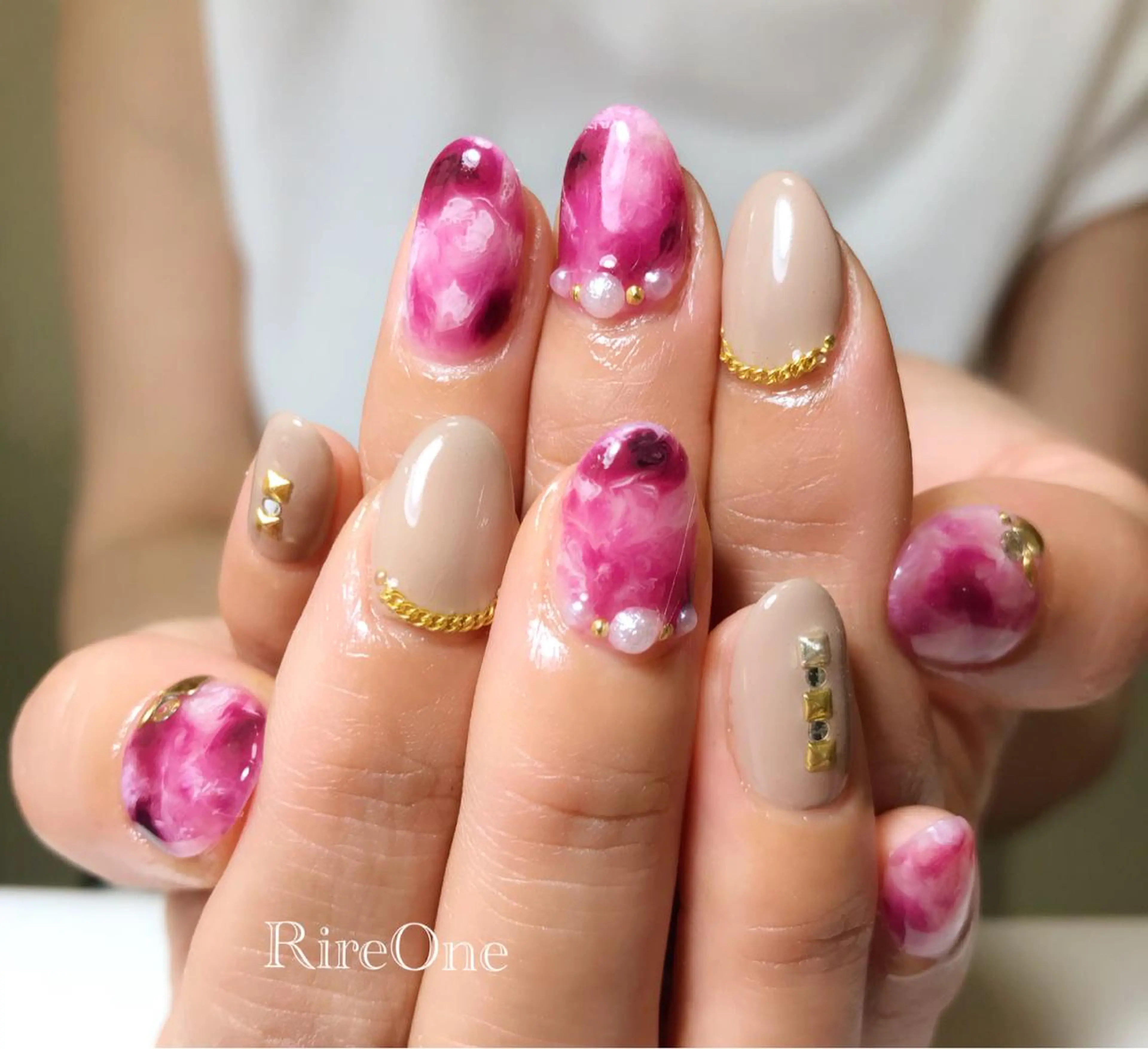 ネイル 持ち込み RireOne ~リルワン~のネイルデザイン