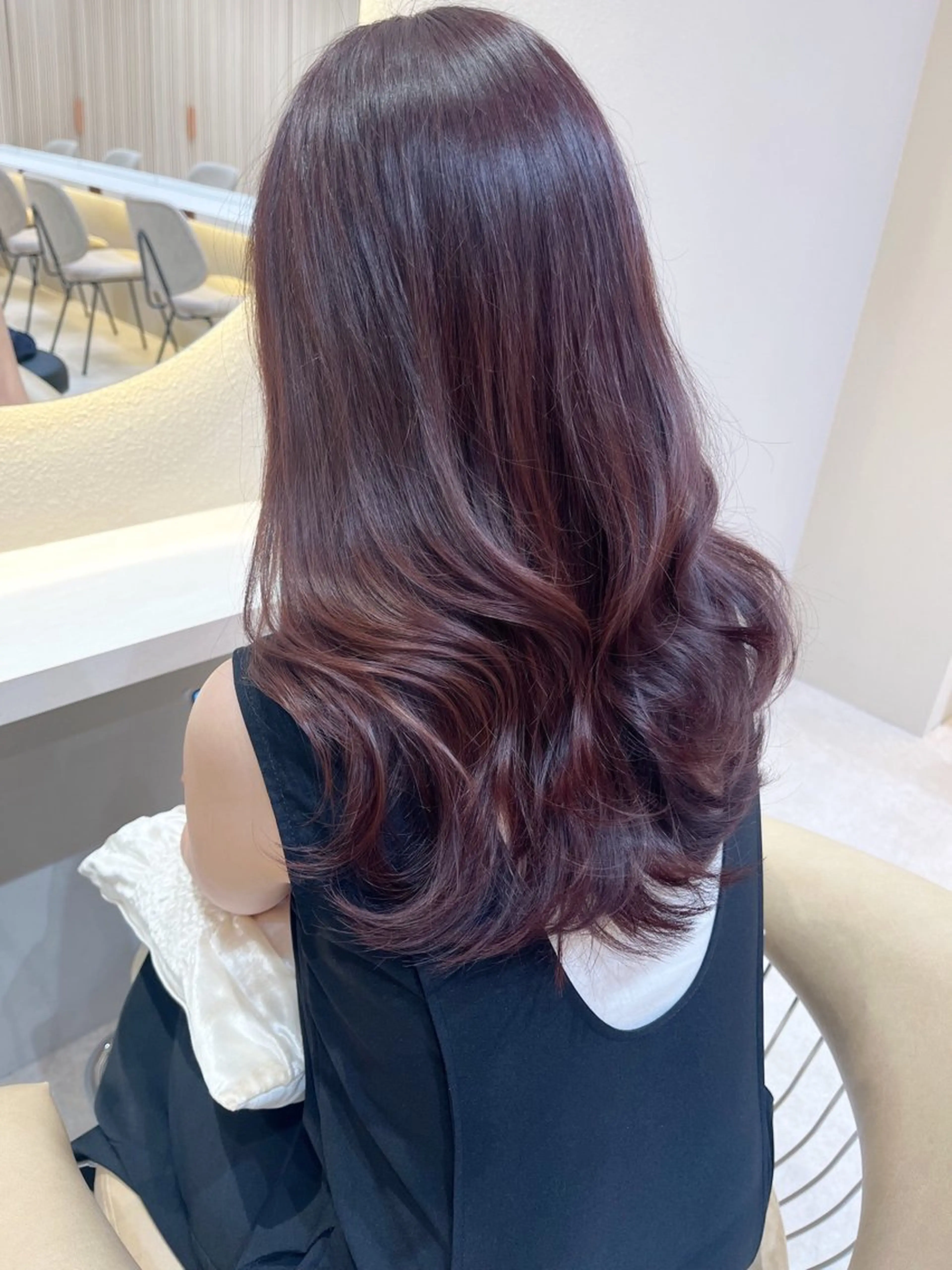 ロング カラー 透明感カラー🤎 中川智帆のヘアスタイル