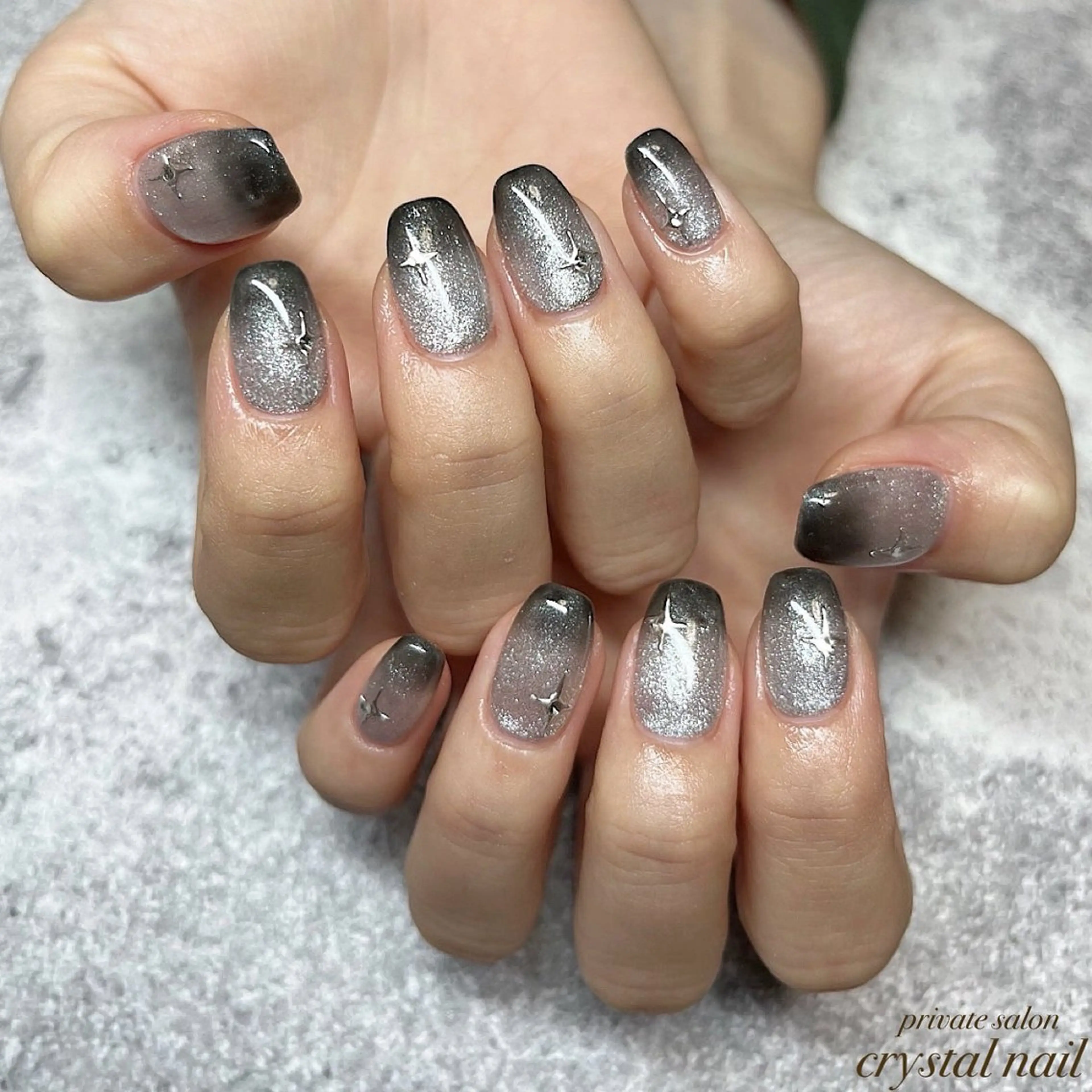 ネイル グラデーション Crystal Nailのネイルデザイン