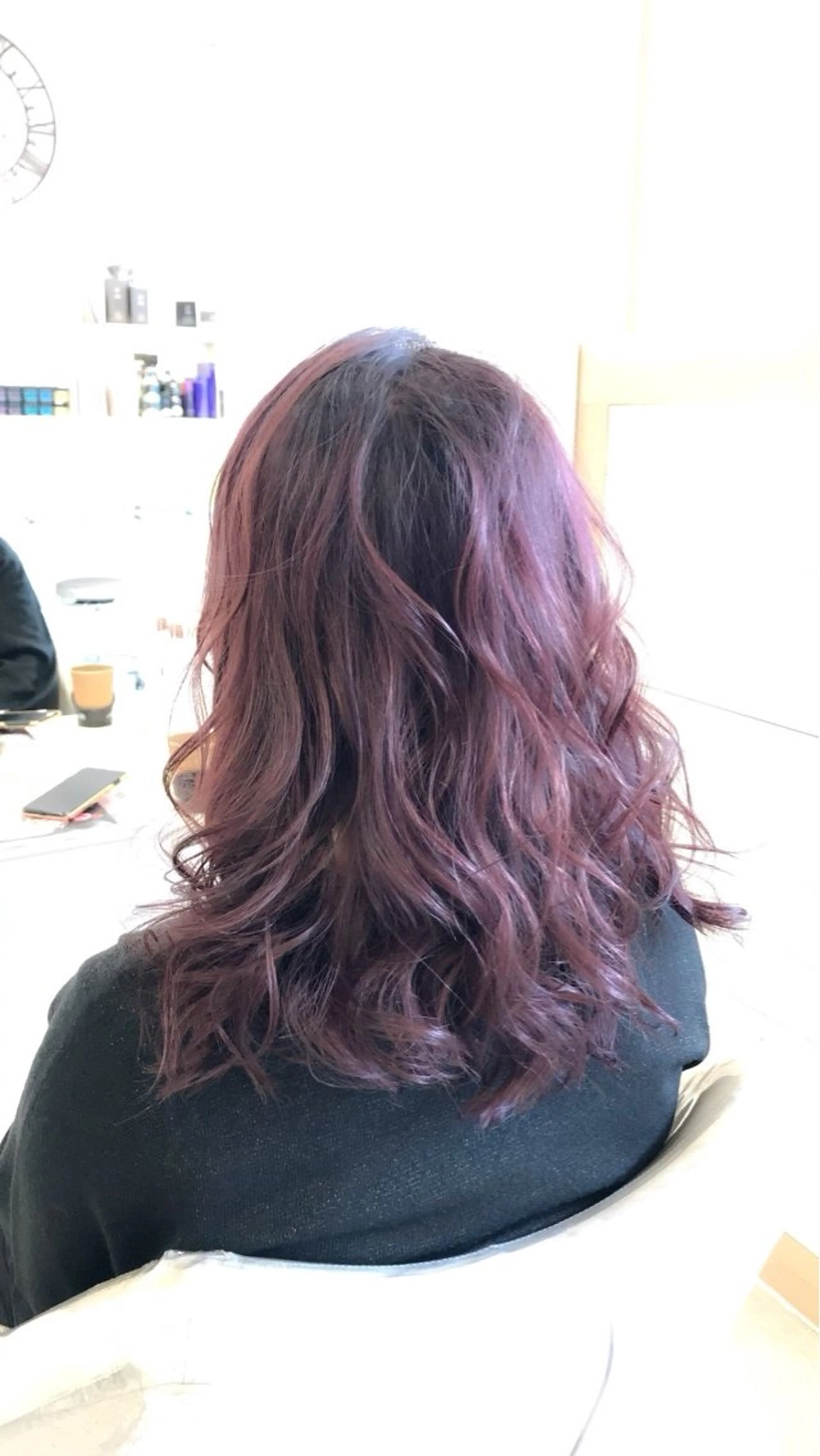 ロング カラー ヘアアレンジ 齋藤 艶珠のヘアスタイル