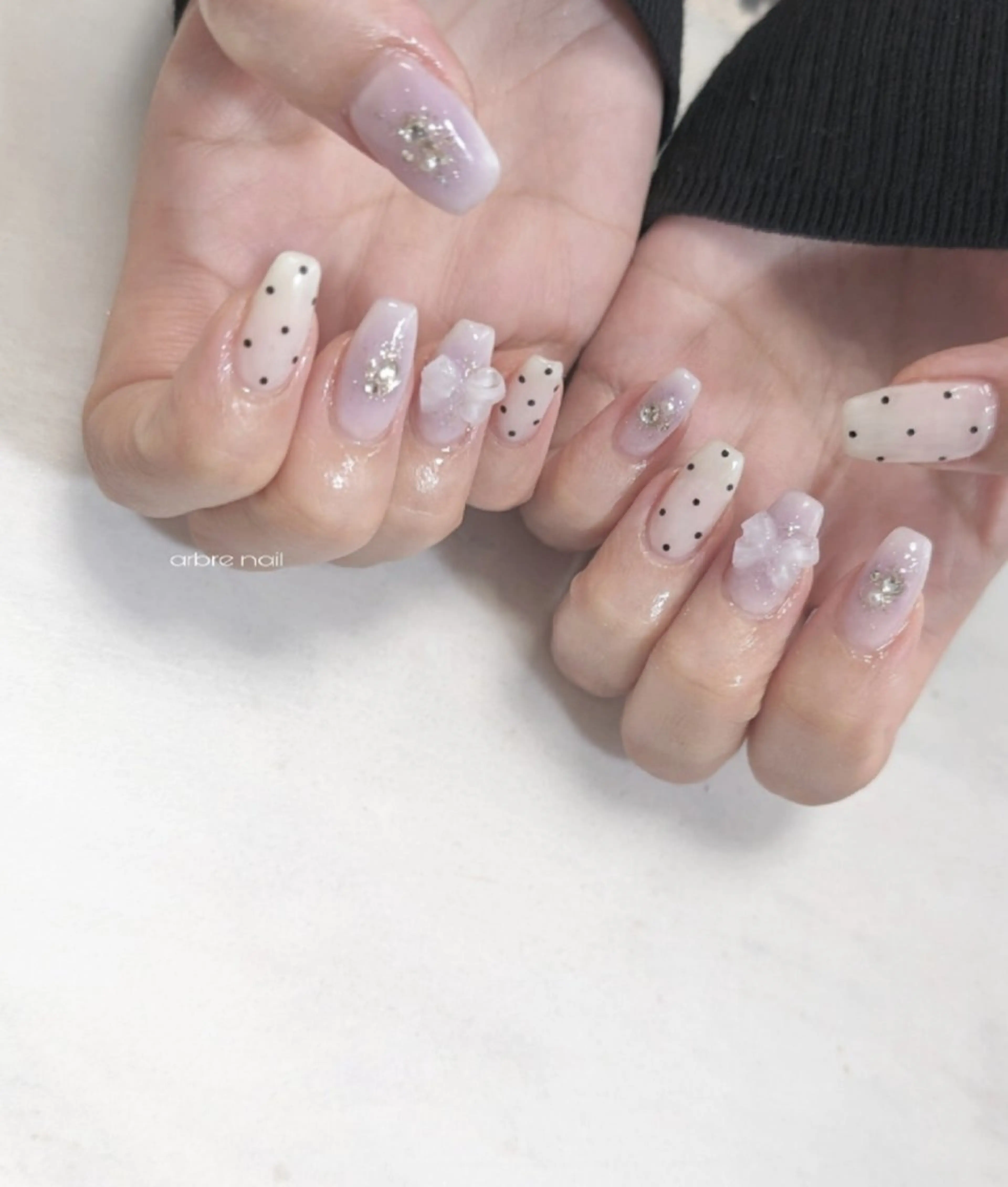 ネイル *arbre nail*.アーブルネイル所属・✯.。 arbre nail 。✯.のネイルデザイン