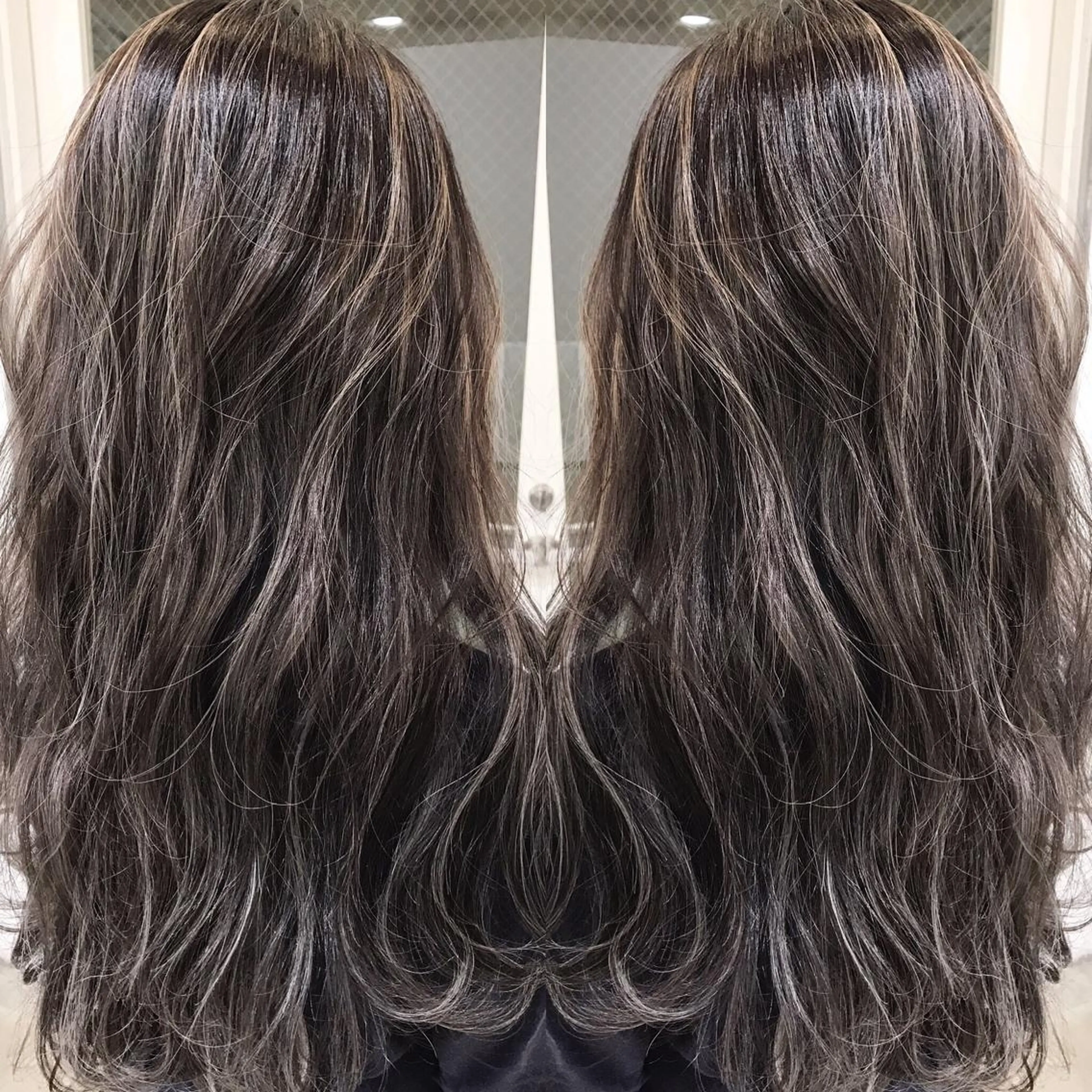 ロング カラー ヘアアレンジ ヘアカラー トリートメント BANK'S hair所属・💐ケラチン 髪質改善寺坂雄飛💐のヘアスタイル