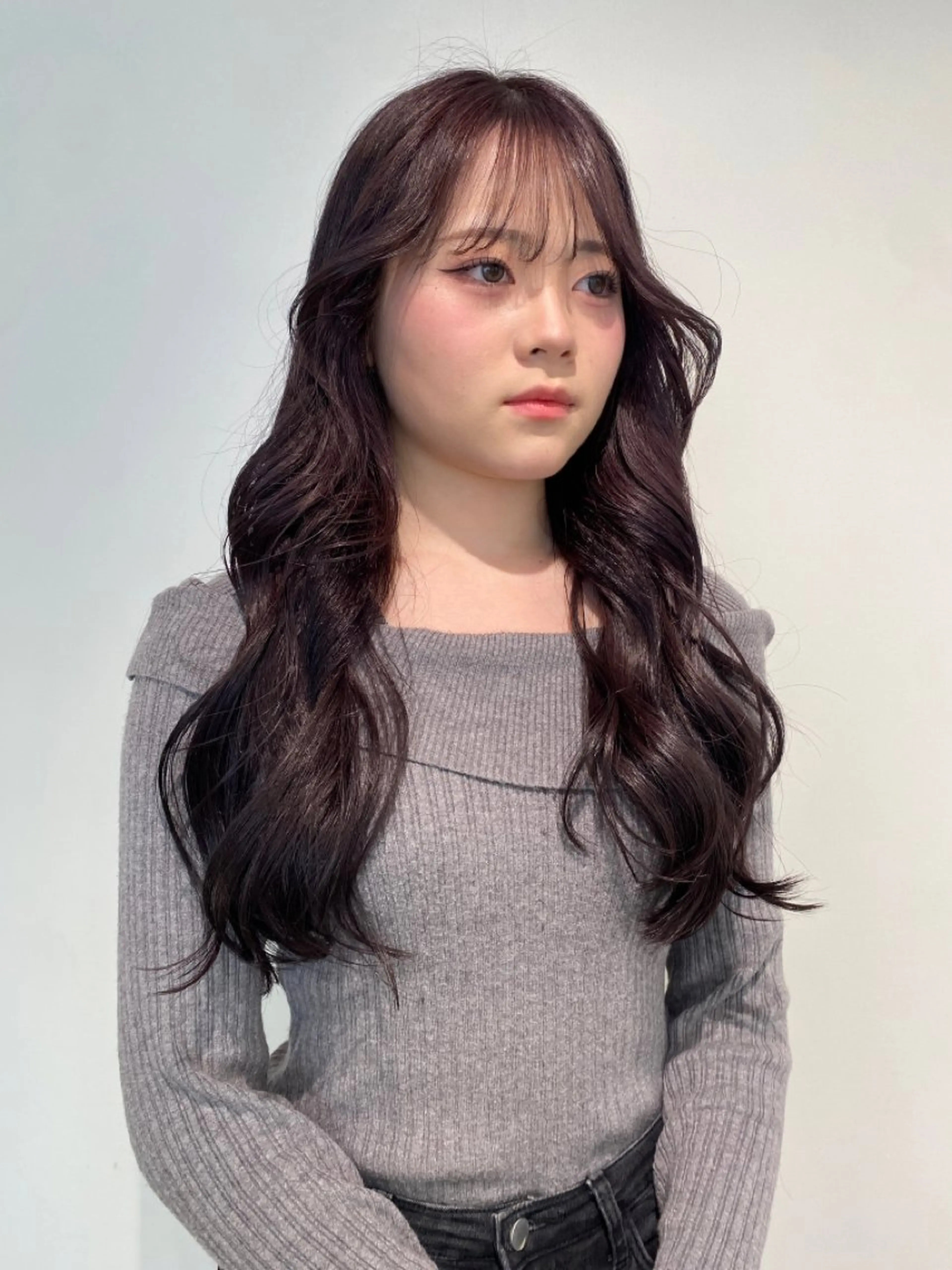 ロング カラー キタ リオナのヘアスタイル