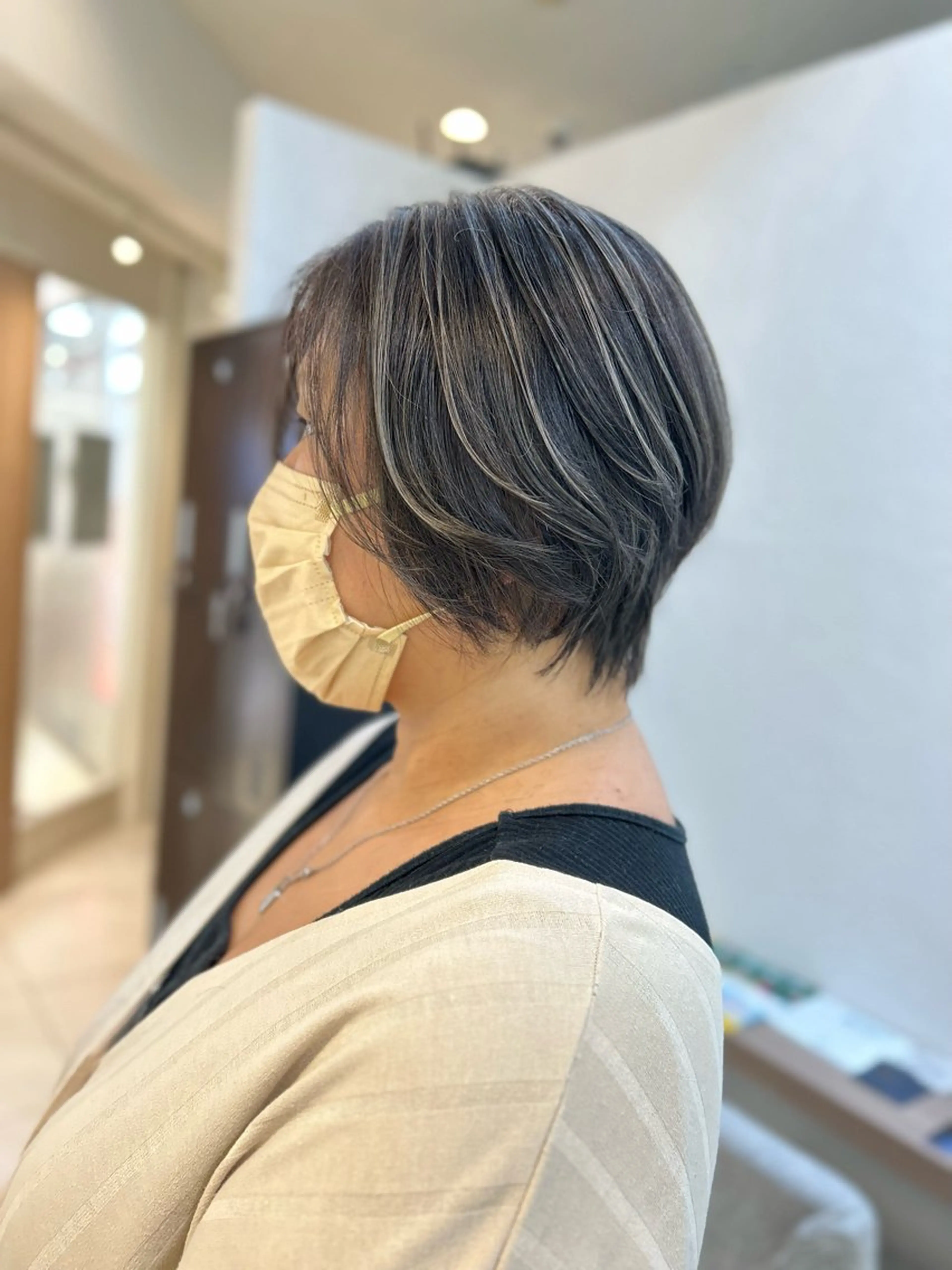 ショート カラー カット ヘアカラー トリートメント 似合わせカラー/艶 髪質改善/ヨシザキのヘアスタイル