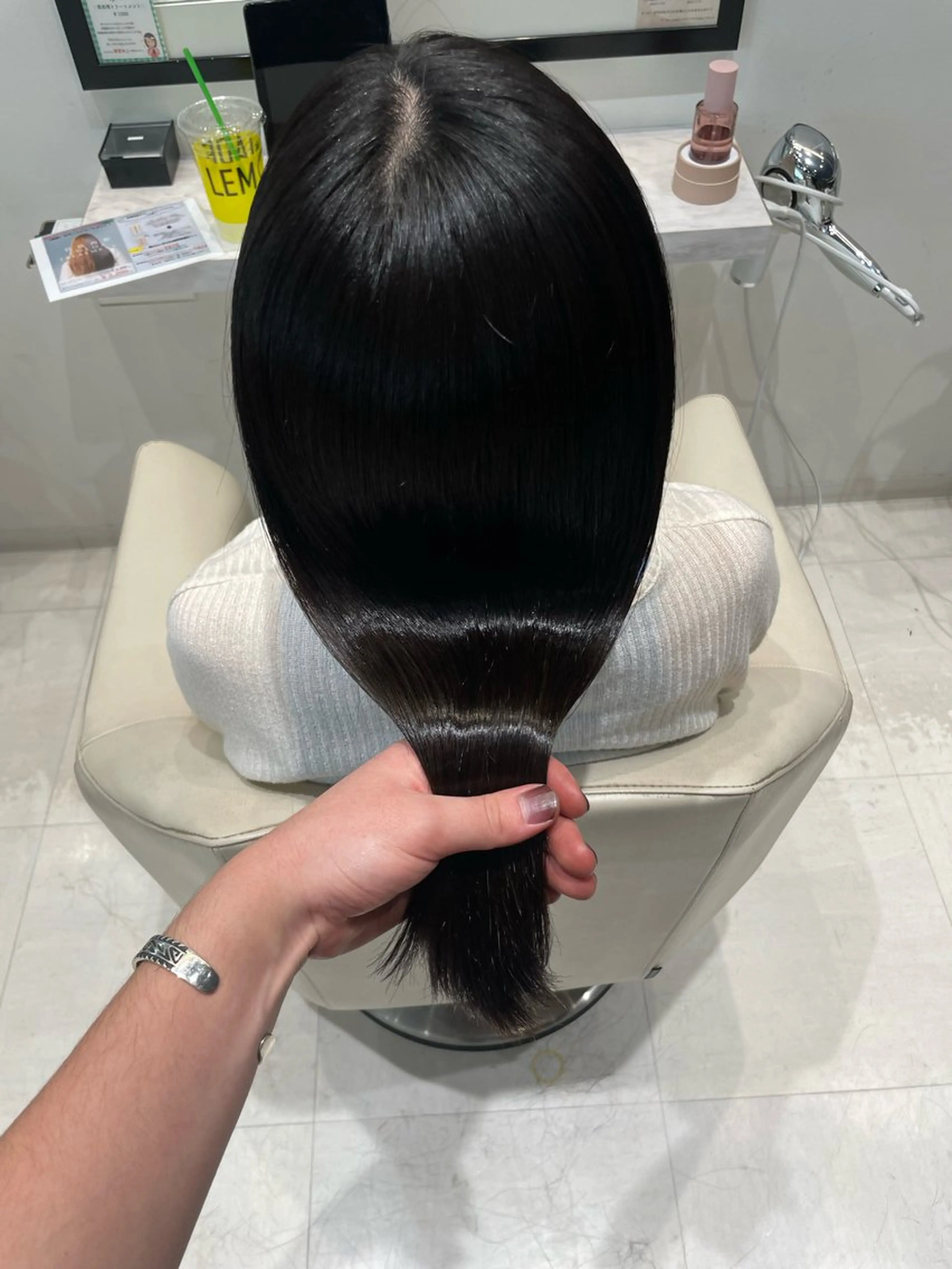 ロング カラー カット ヘアカラー トリートメント k-twoたき✨艶感 カラー／美髪矯正のヘアスタイル