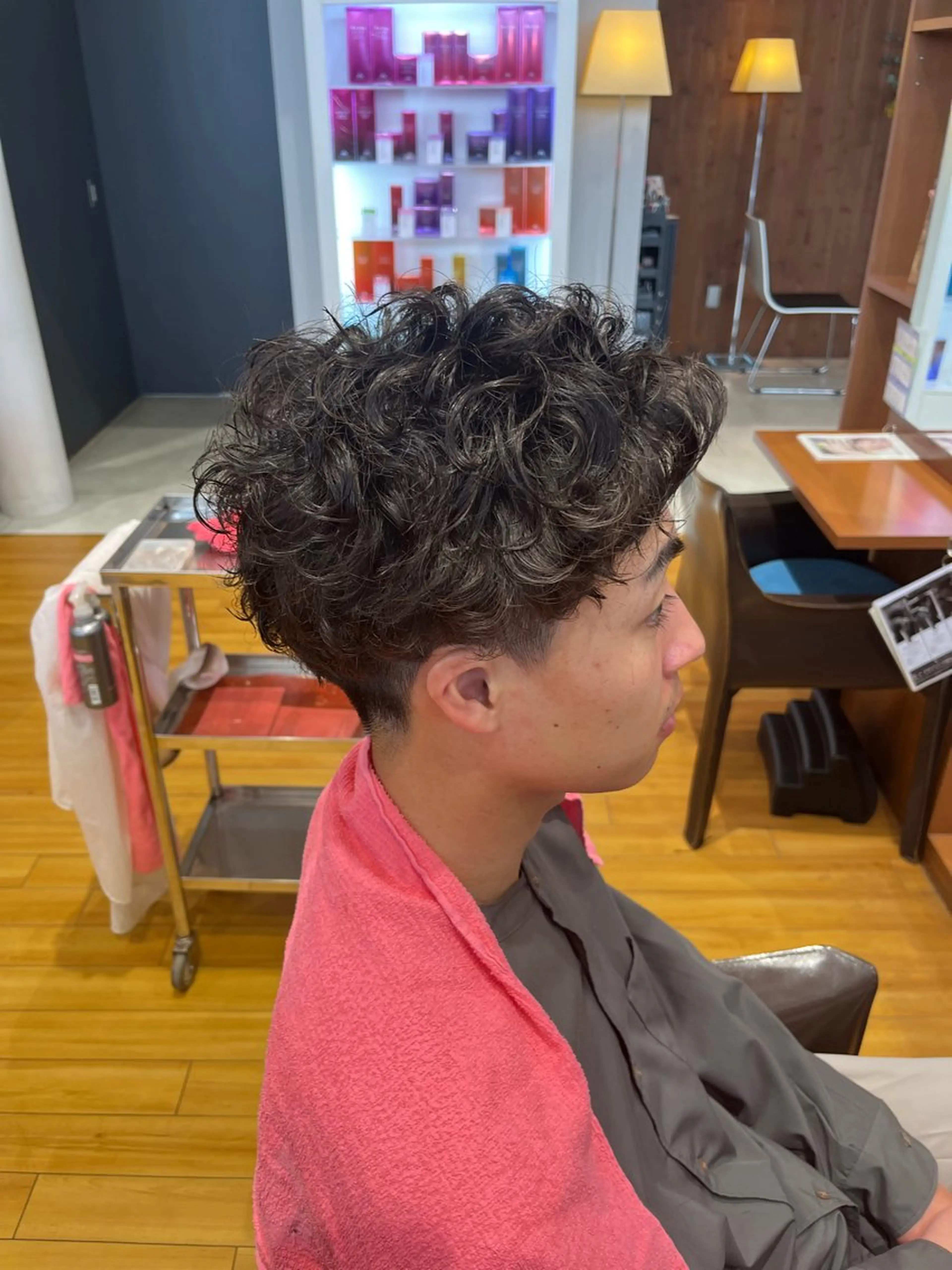 メンズ メンズパーマ 神田 開飛のヘアスタイル