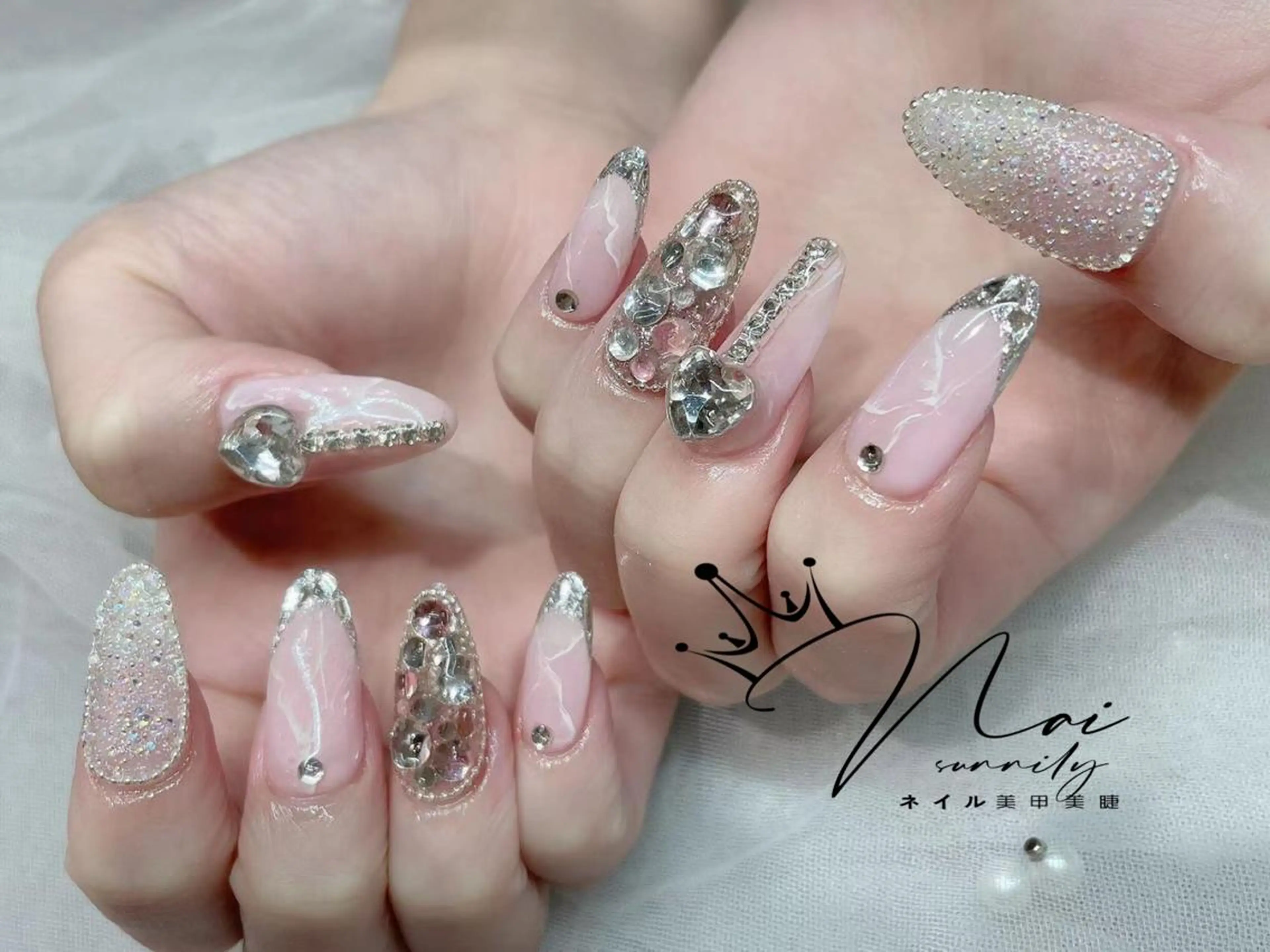 カラー 長さだし専門店 M2　rikaのネイルデザイン