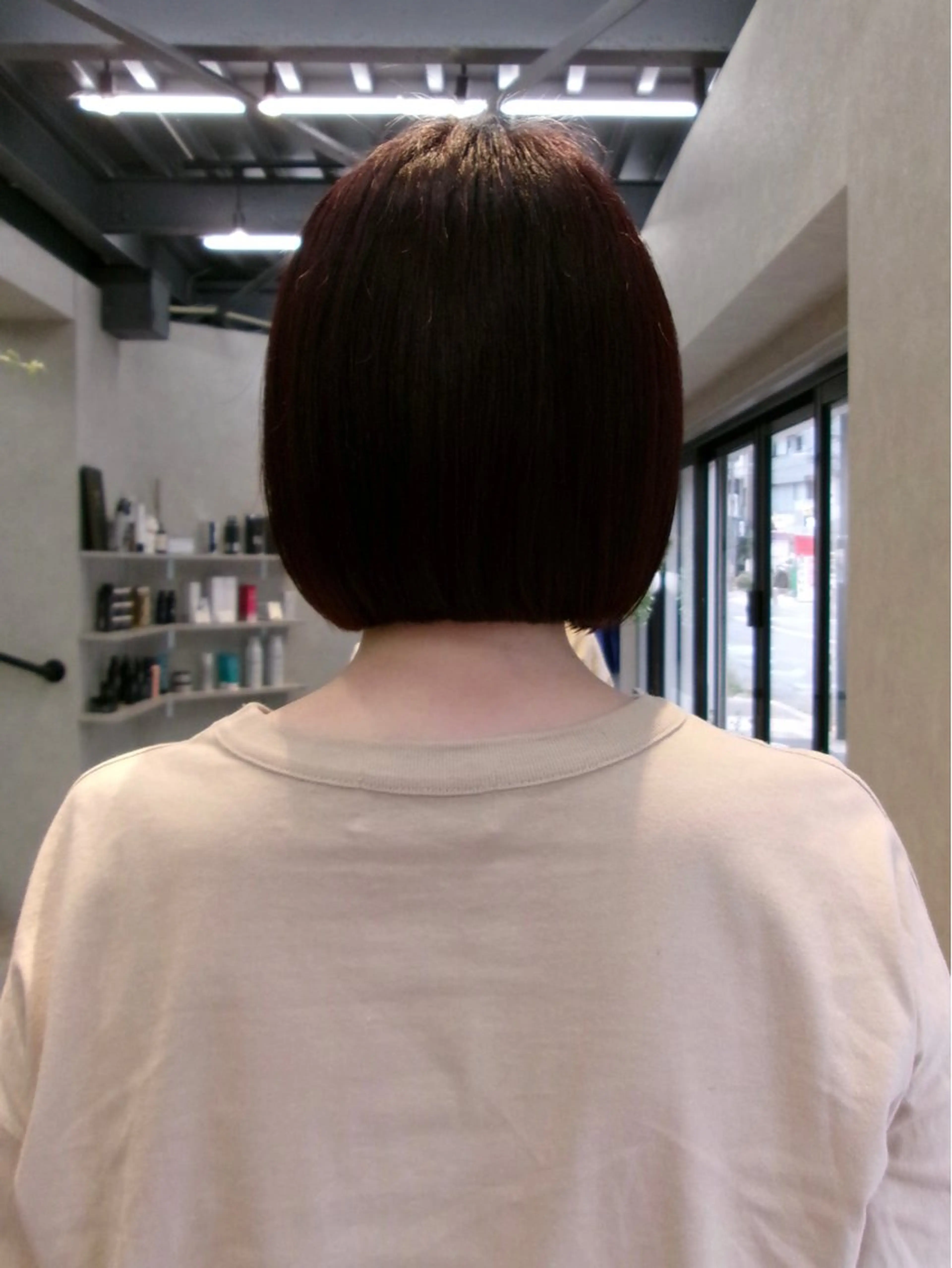 ショート カット ヘアカラー トリートメント ✳︎透明感カラー✳︎ ボブ✳︎nanaのヘアスタイル