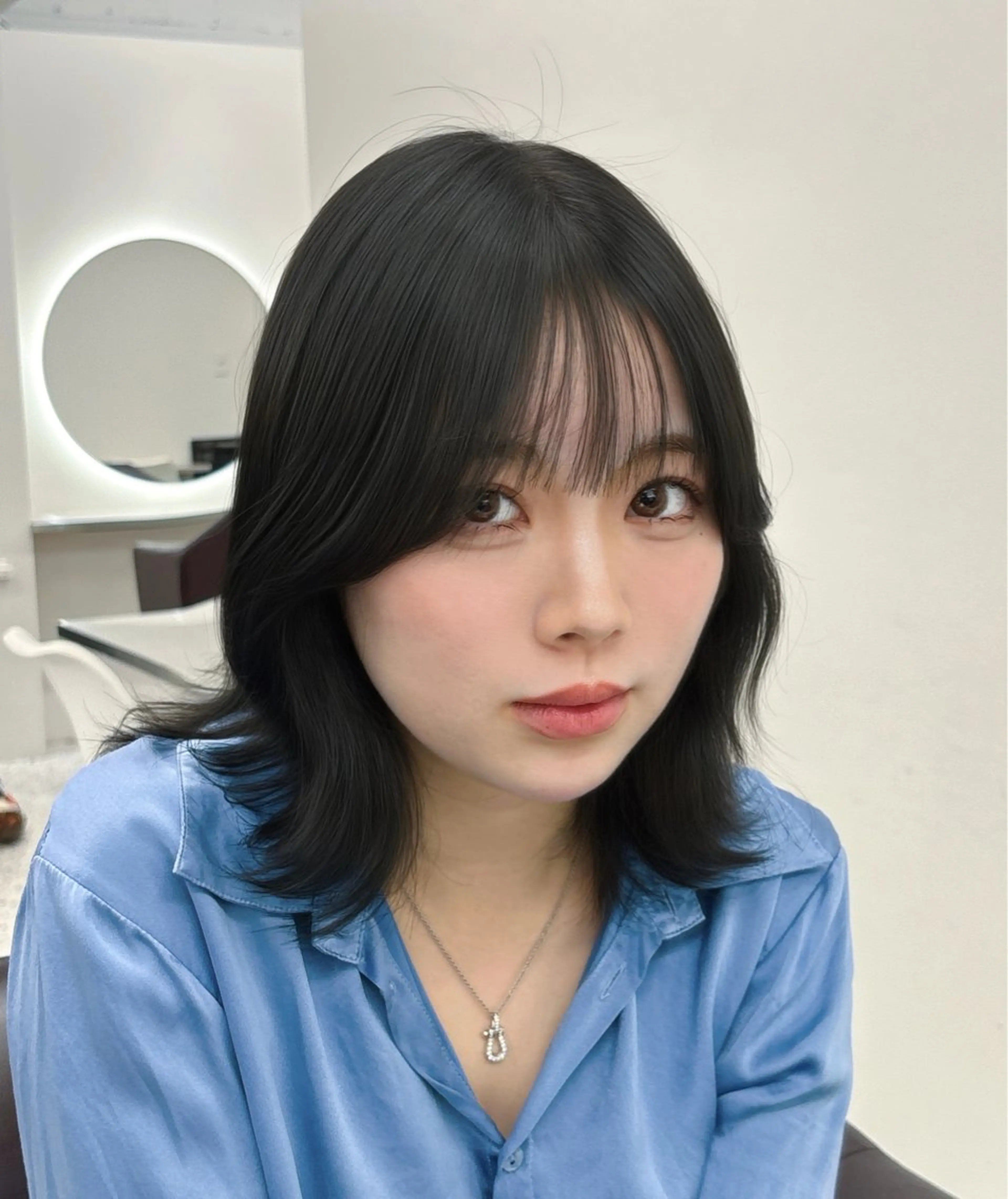 ミディアム 🩵透明感艶髪 縮毛矯正masa🩵のヘアスタイル