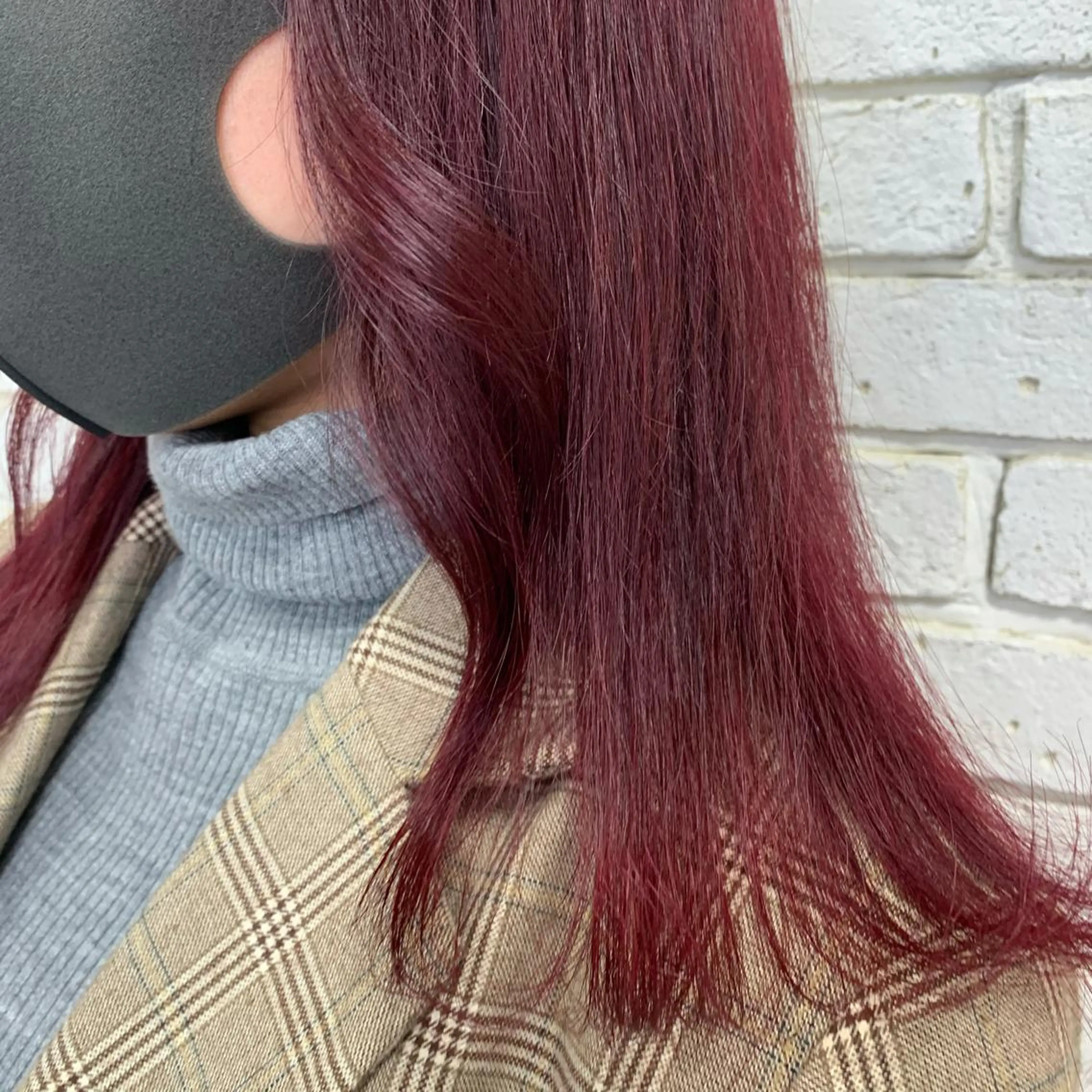 セミロング カラー 艶ハイトーン👑♡ NATSUKIのヘアスタイル