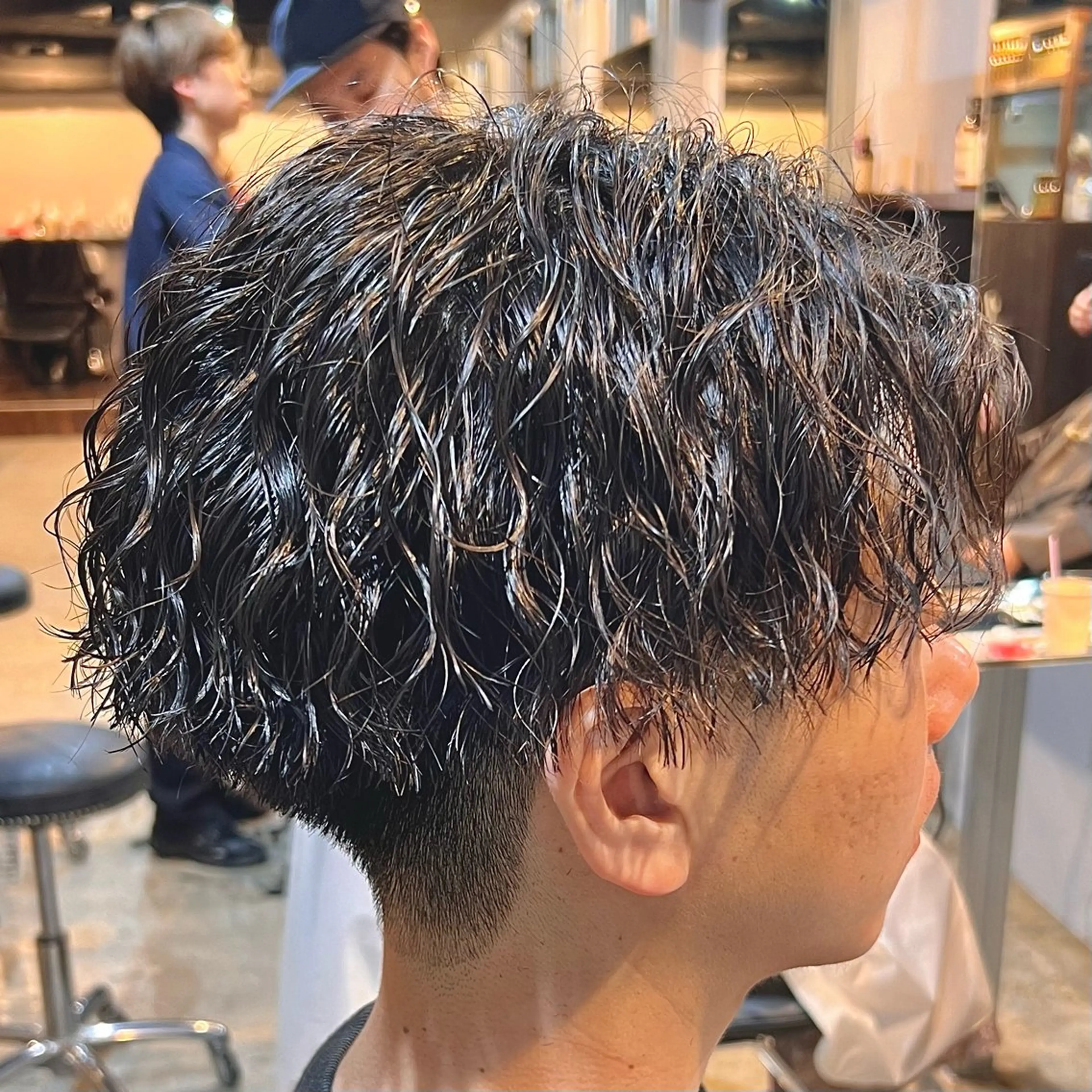 ショート パーマ メンズ men’s salon NOA solte. 【メンズサロン ノアソルテ】所属・メンズパーマ職人 加藤 弘貴のヘアスタイル