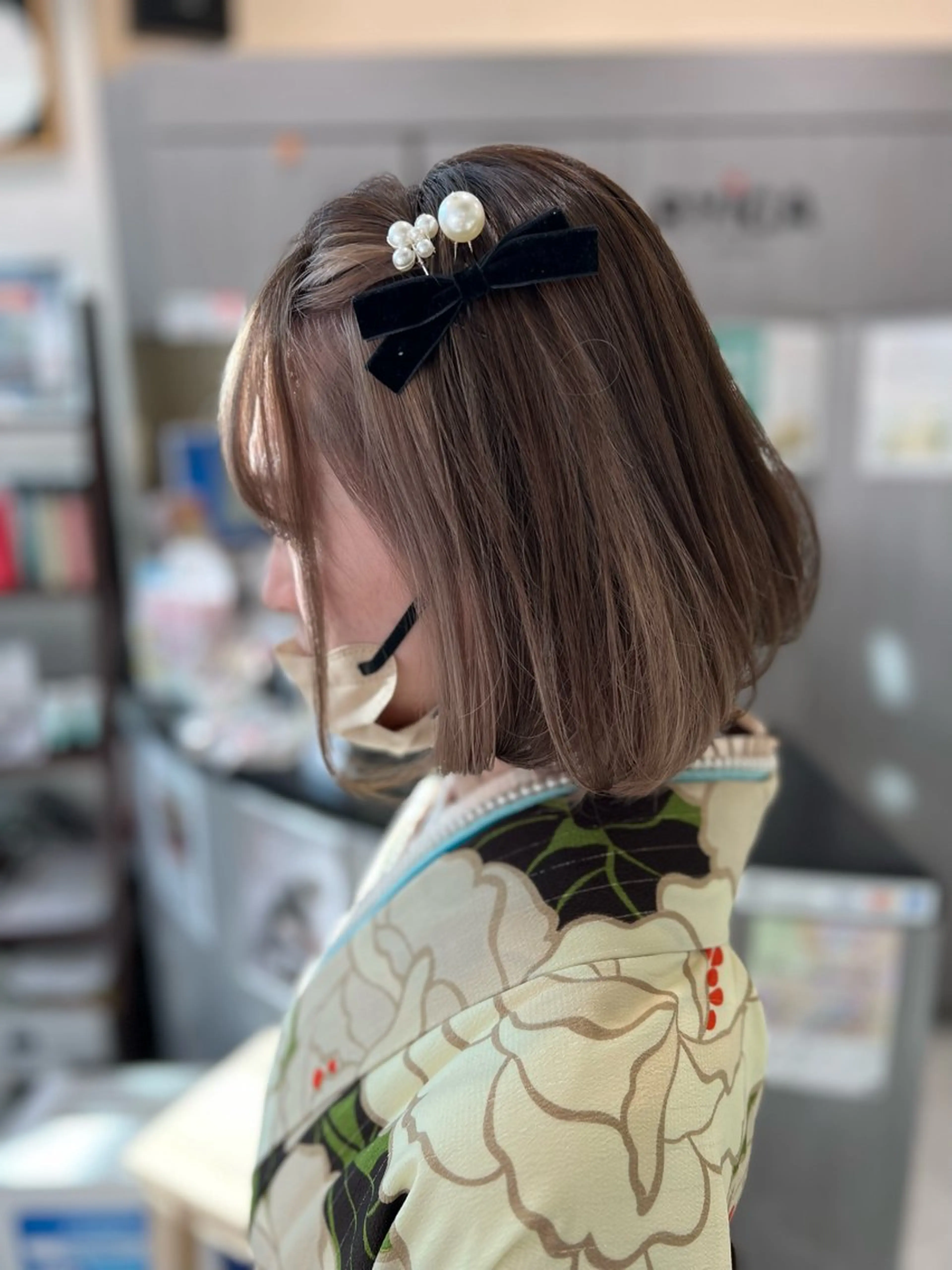 ヘアアレンジ 着物ヘア 卒業式のヘアスタイル STELLA sannomiya所属・着付けアレンジ、スパ 定評あり◎タナカエミの眉毛・アイブロウイメージ