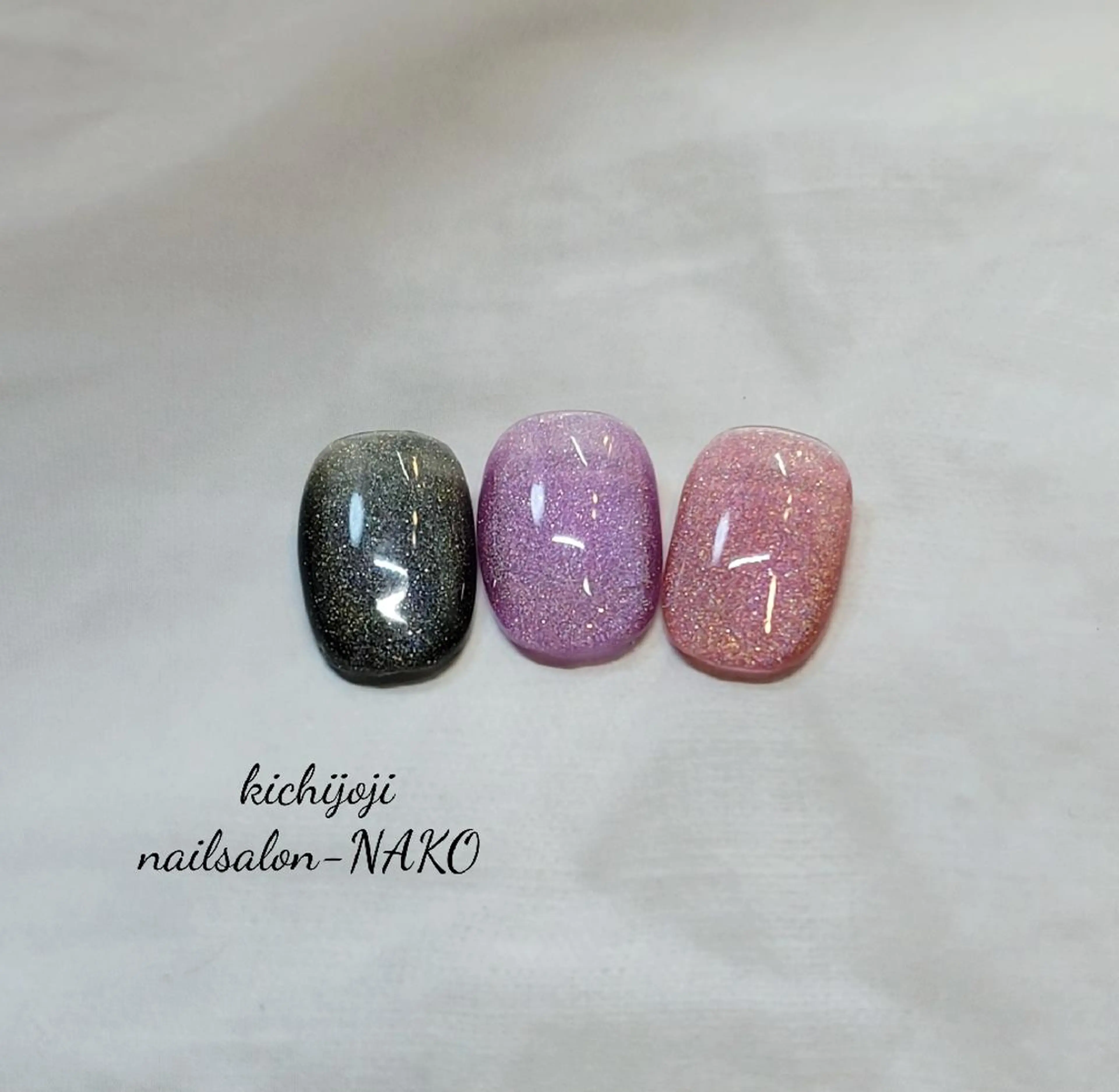 ネイル マグネットネイル ハンドネイル Salon-NAKO 🐷shirai🐷のネイルデザイン