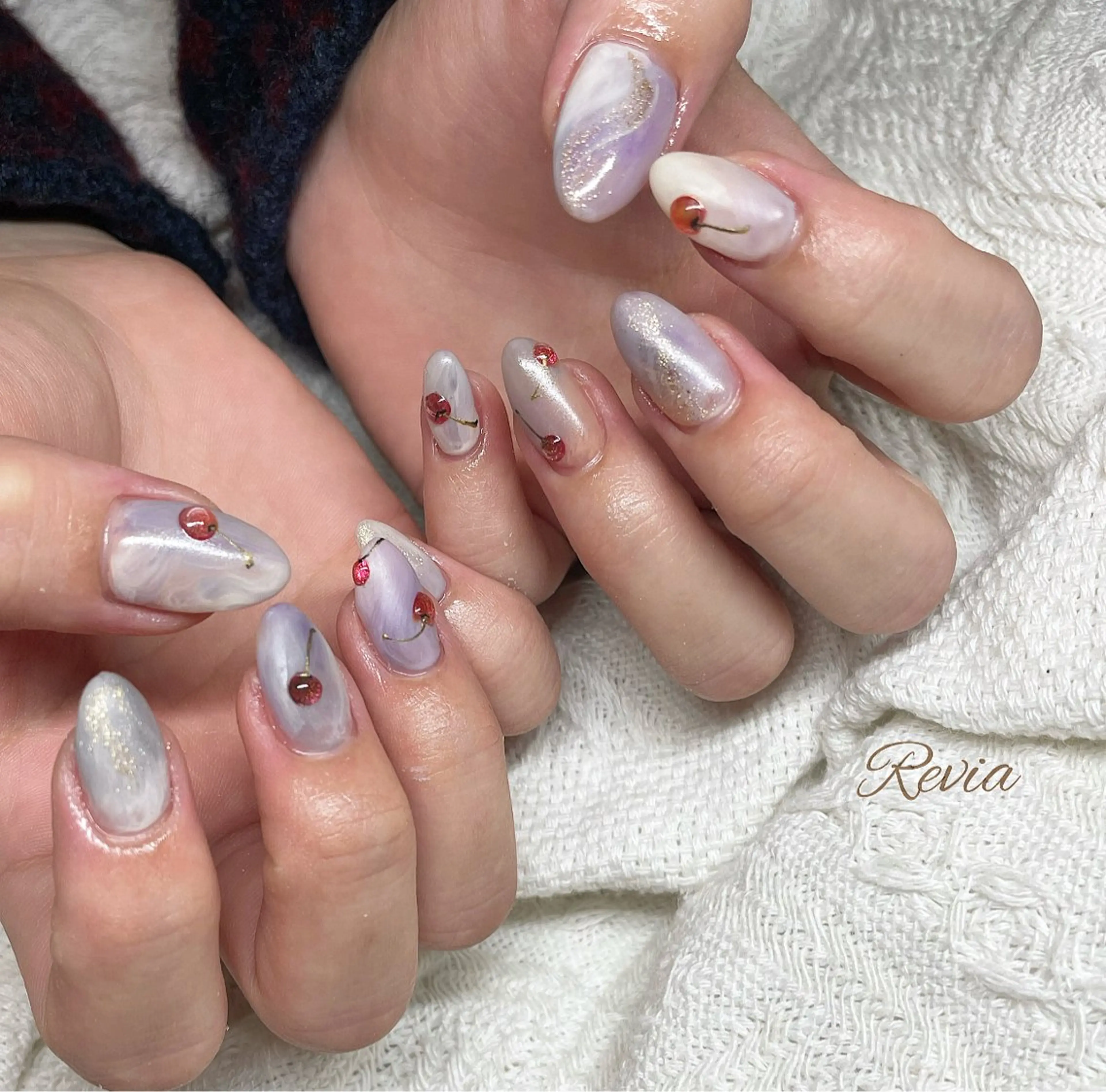 ネイル ハンドネイル revia所属・ERI Nailistのネイルデザイン