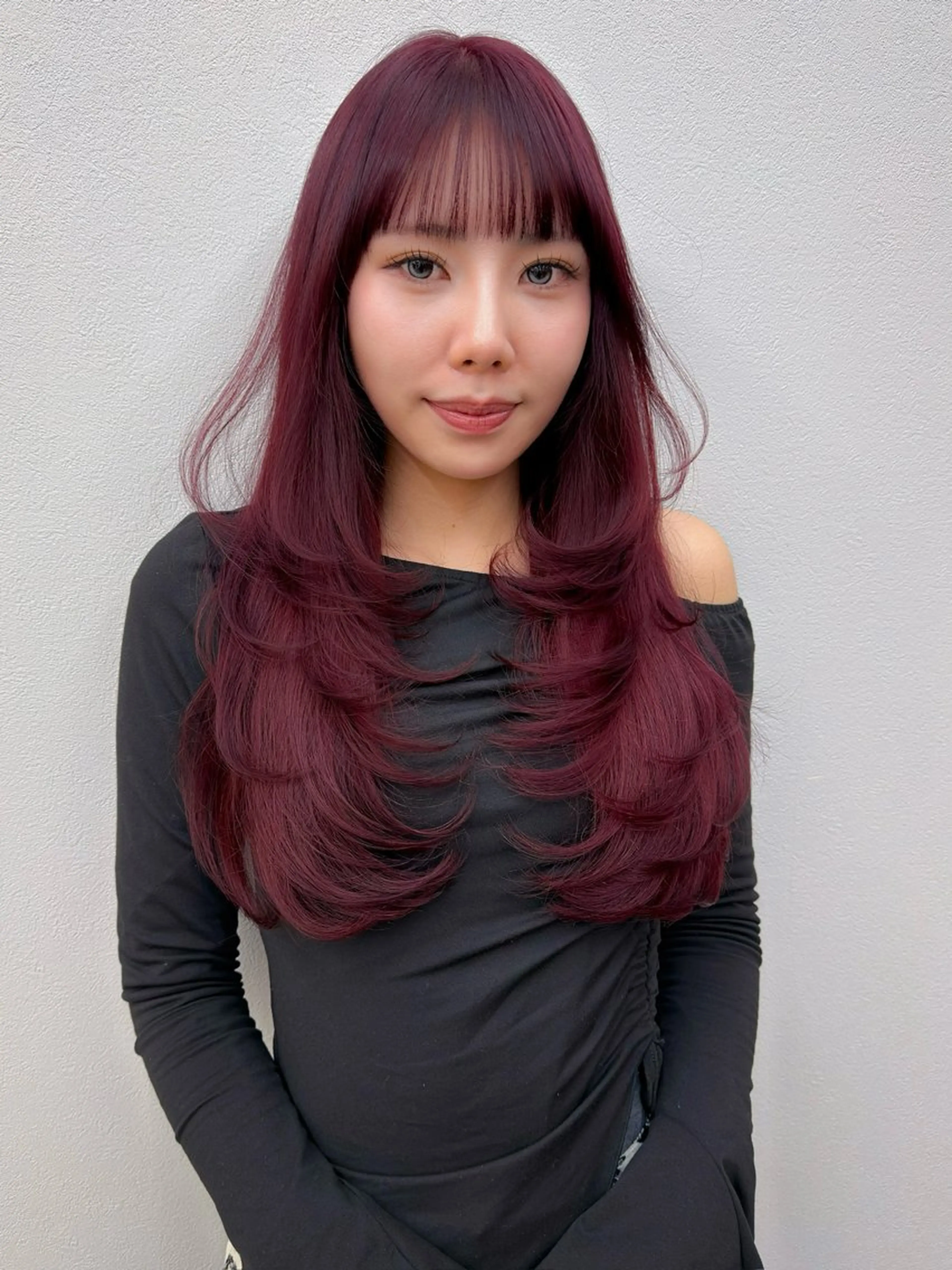 ロング カラー パーマ ブリーチ レイヤーカット カット パーマ トリートメント ✨髪質改善/レイヤー ✨川合佑哉のヘアスタイル