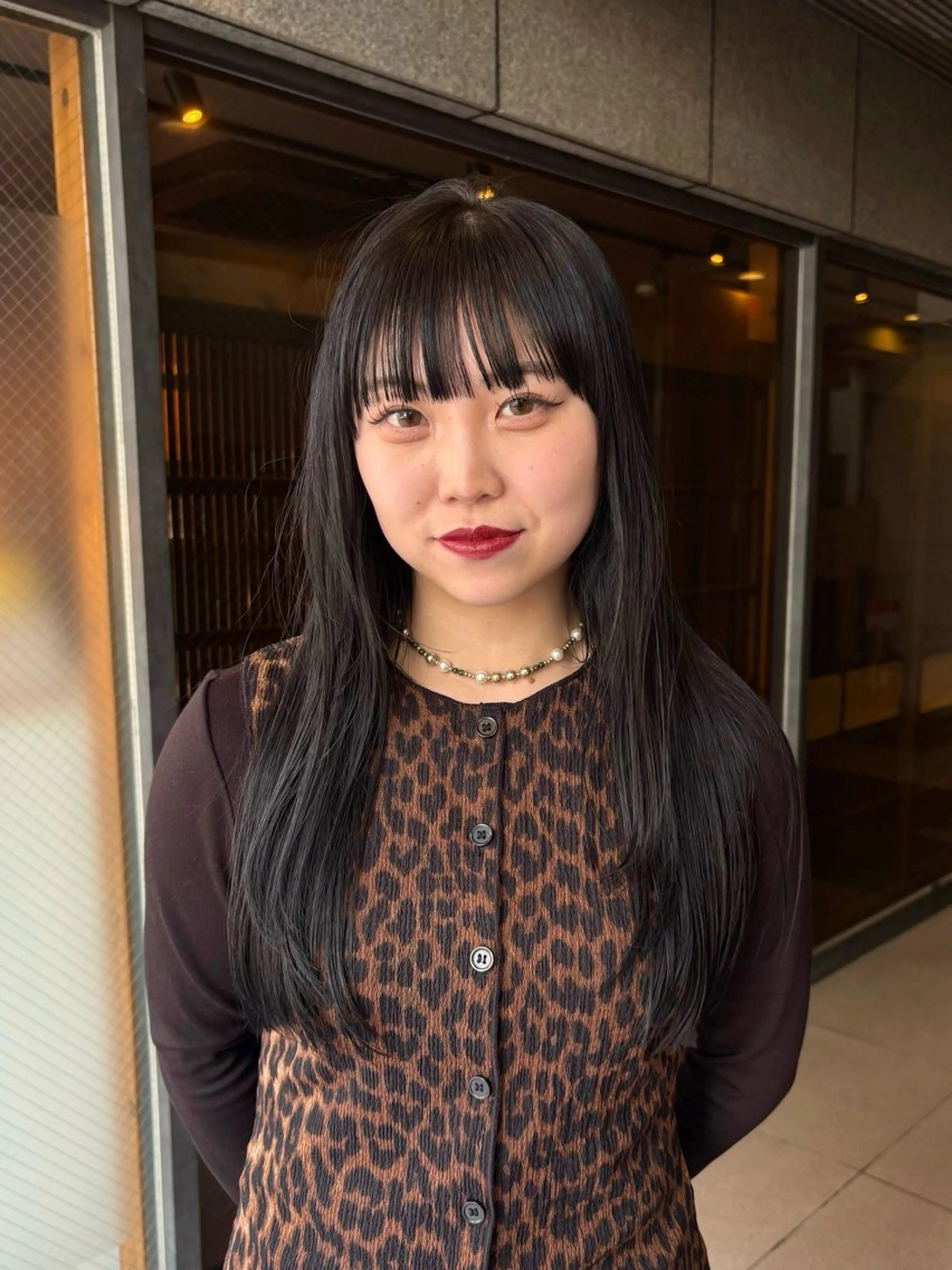 ロング カラー カット ヘアカラー トリートメント izumi/ ボブ/パーマのヘアスタイル