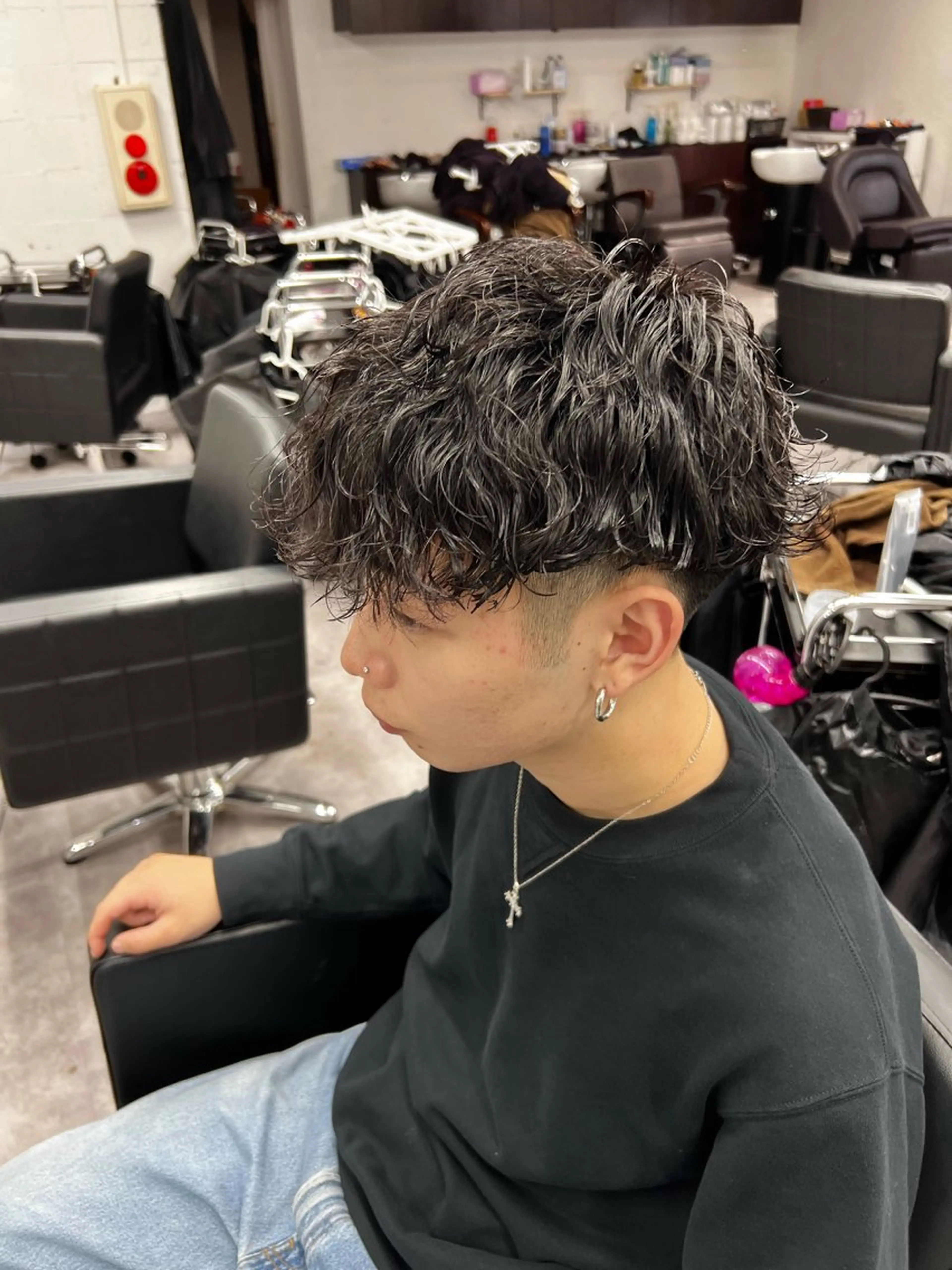 パーマ メンズ 笹江 瑞穂のヘアスタイル