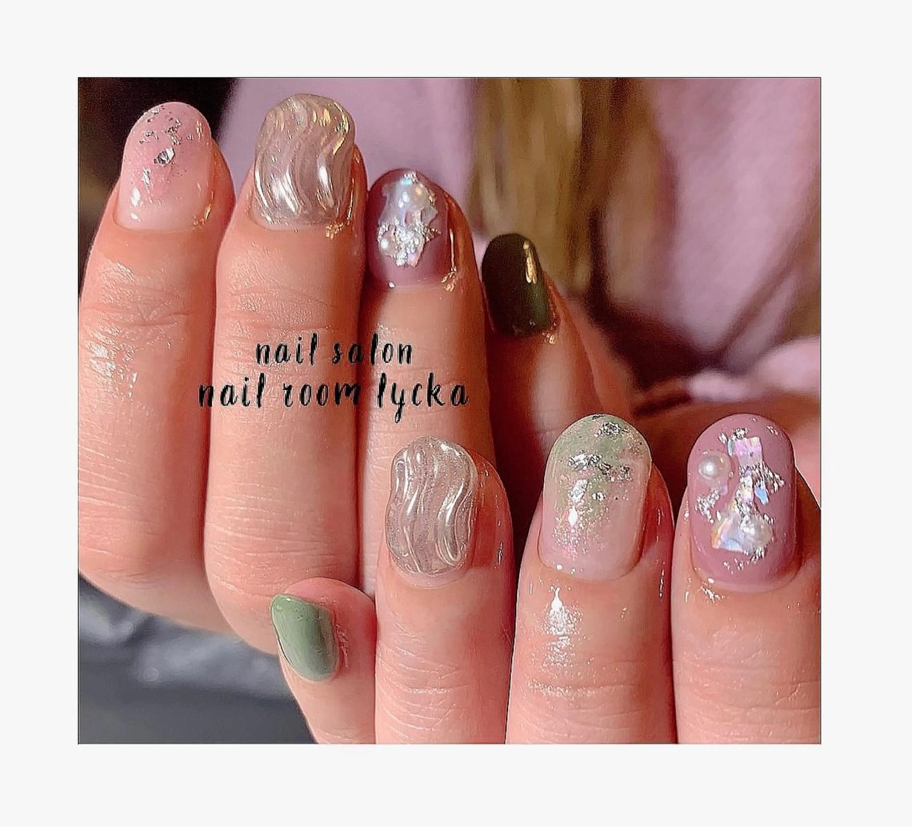 ネイル ﾈｲﾙﾙｰﾑﾘｯｶ 𝐦𝐚𝐲𝐮のネイルデザイン