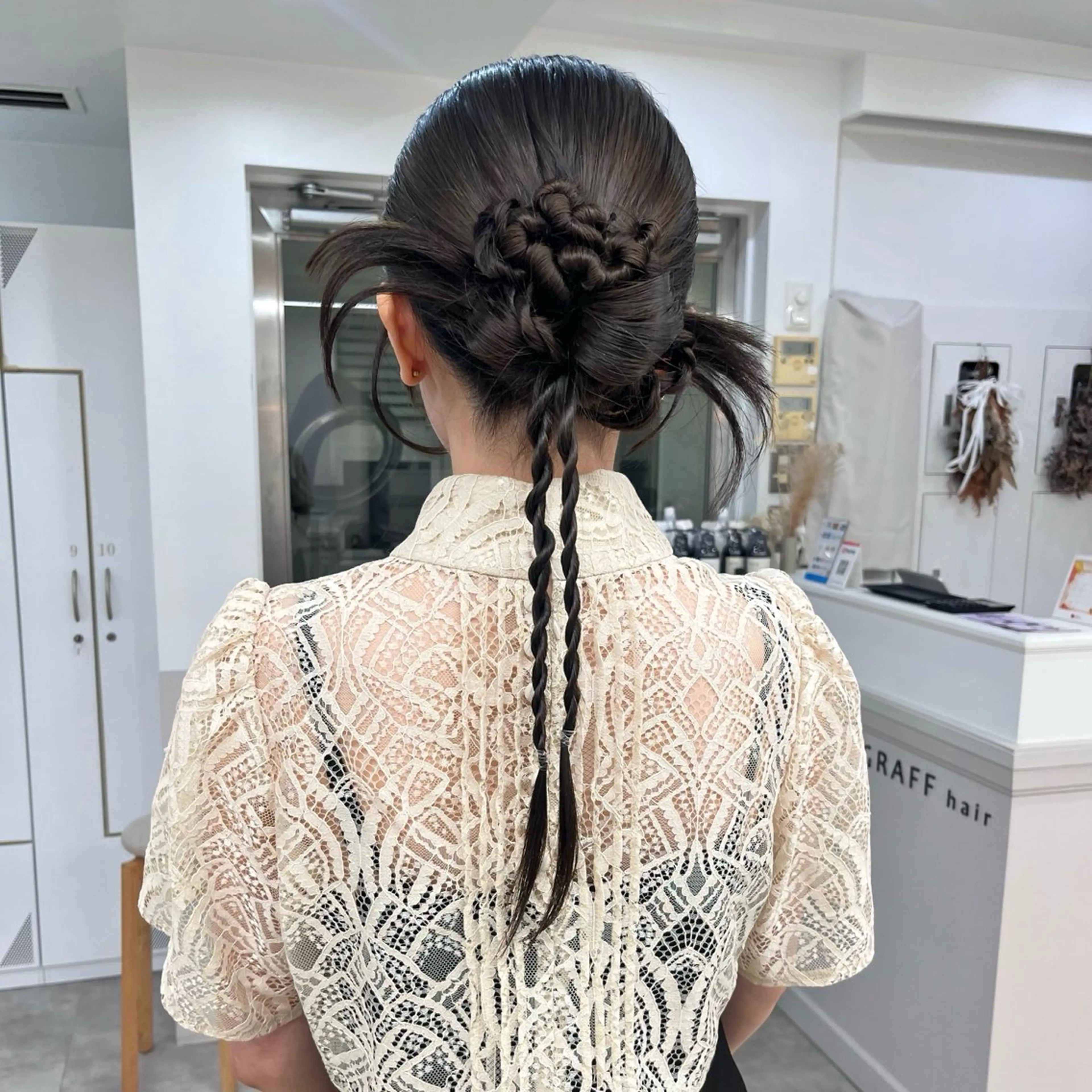 ヘアアレンジ ヘアセット マミ☁️ヘアセット /お呼ばれヘア/銀座のヘアスタイル