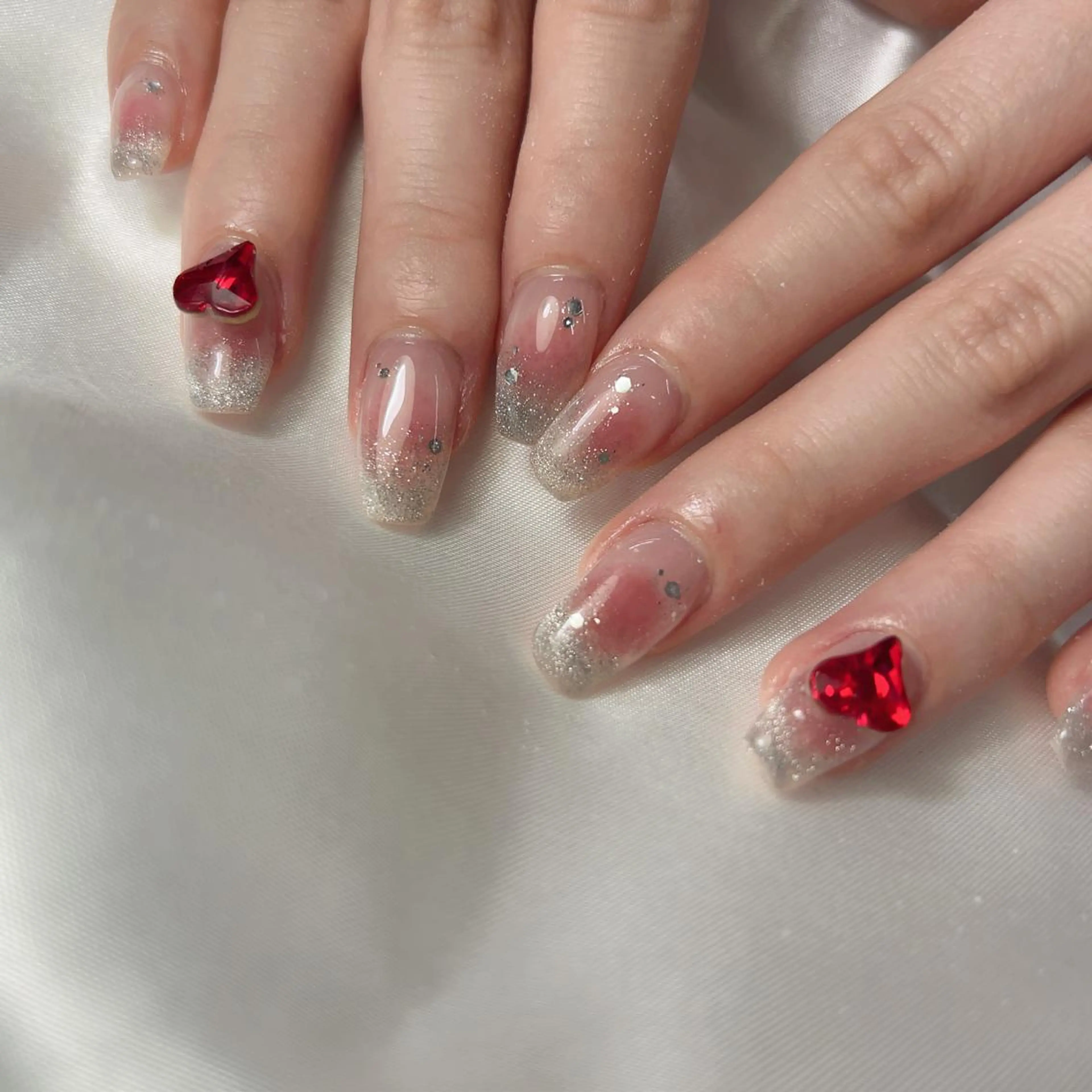 ネイル チークネイル フレンチネイル マグネットネイル マグネットフレンチ private EMILIA/横浜のネイルデザイン