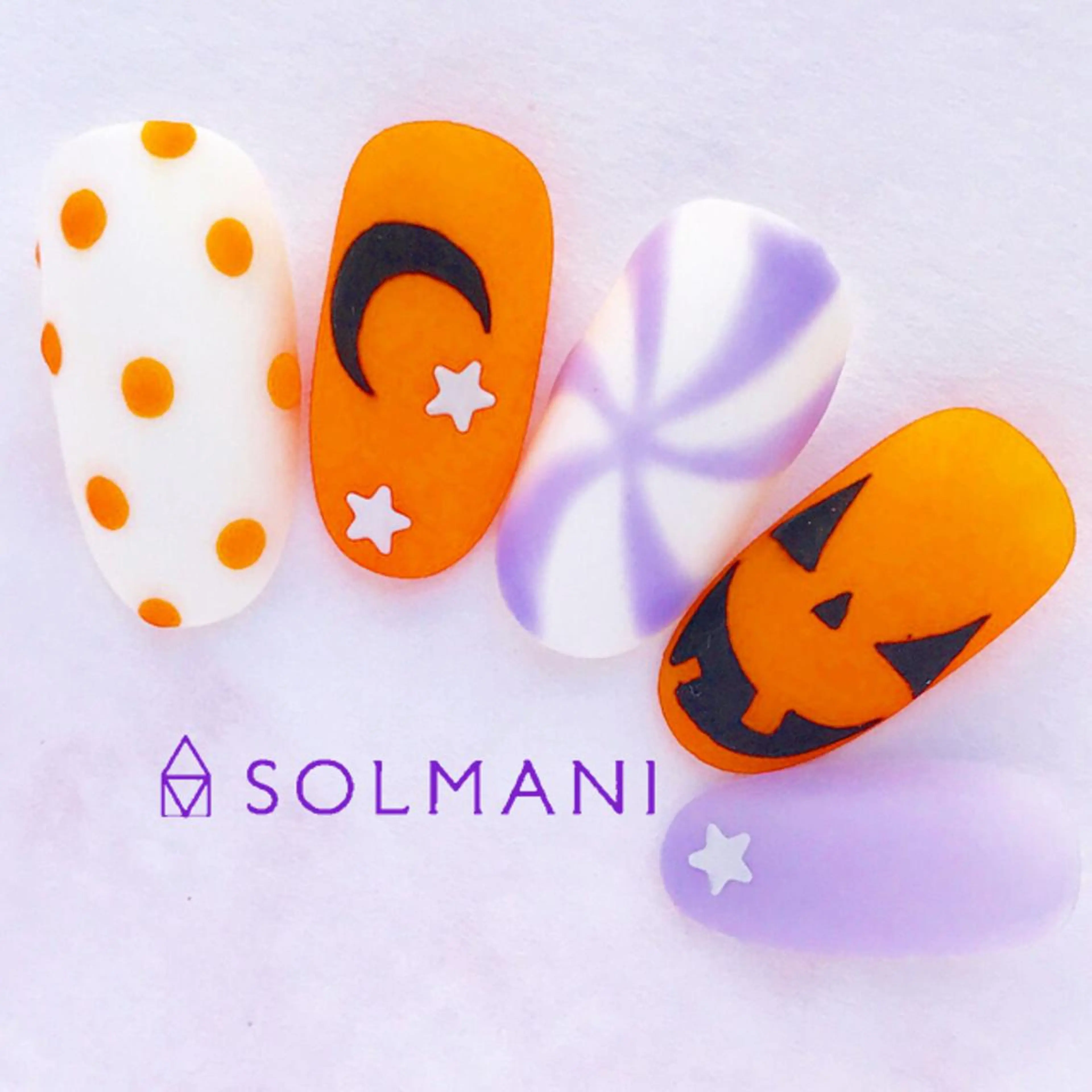 ネイル ハロウィン SOLMANI 予約担当のネイルデザイン