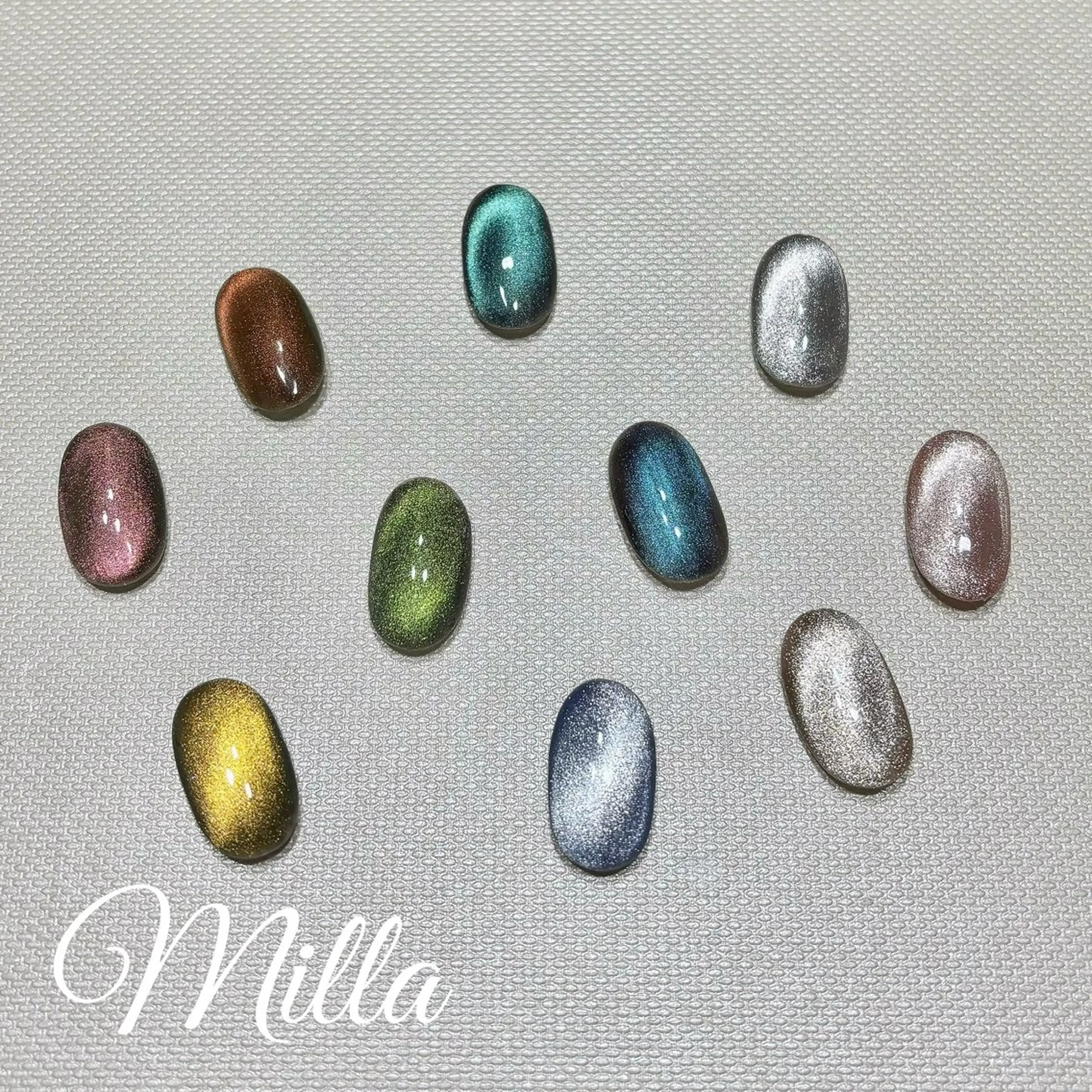 【ご新規様】オフなし マグネットネイル10本（ケア込み•ジェルネイル） ハンドまたはフットの写真