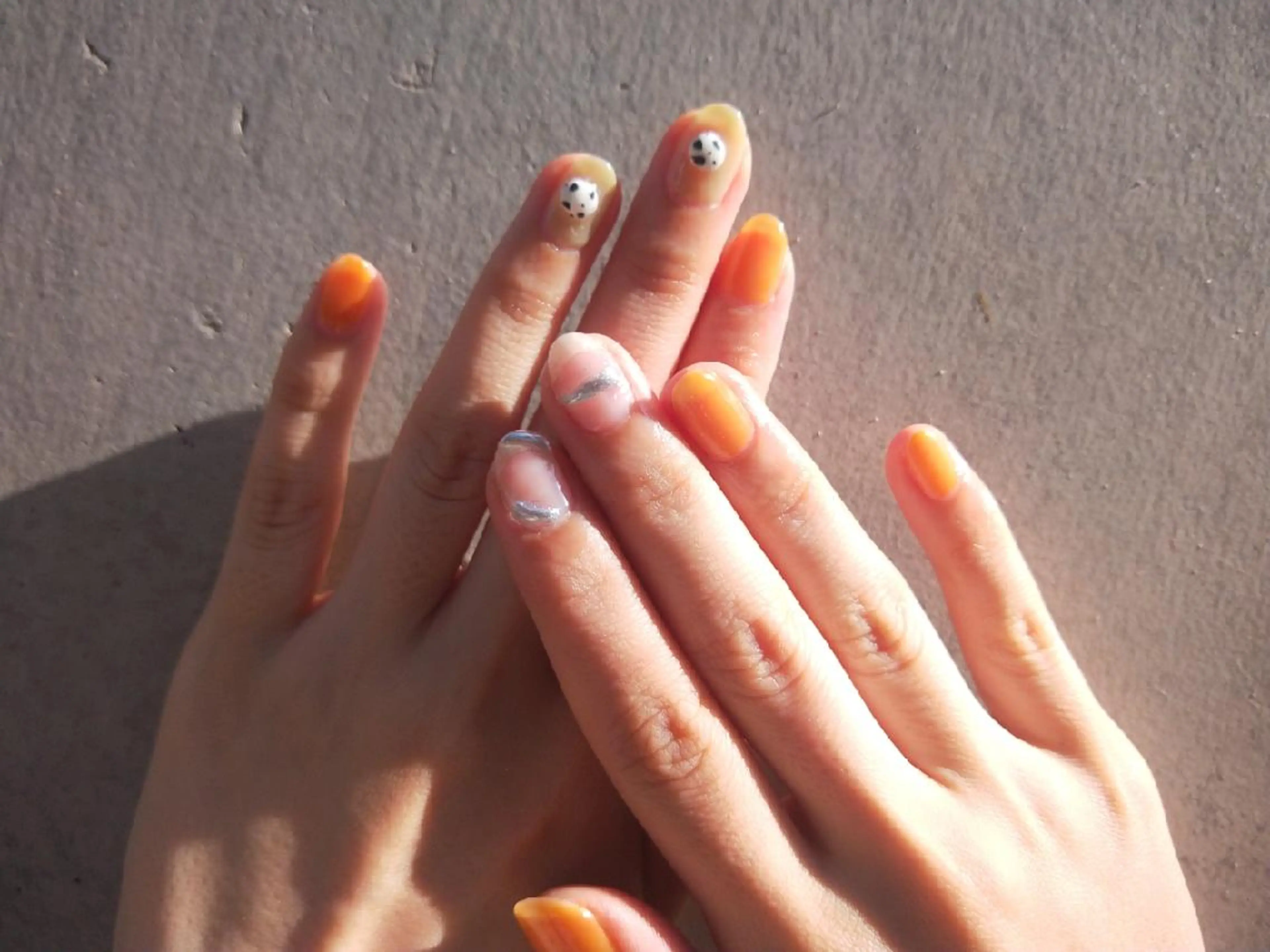 ネイル ハンドネイル ハンドケア R'well所属・はばすみれ🎀ﾈｲﾙ 光ﾌｪｲｼｬﾙ ﾍｱのネイルデザイン