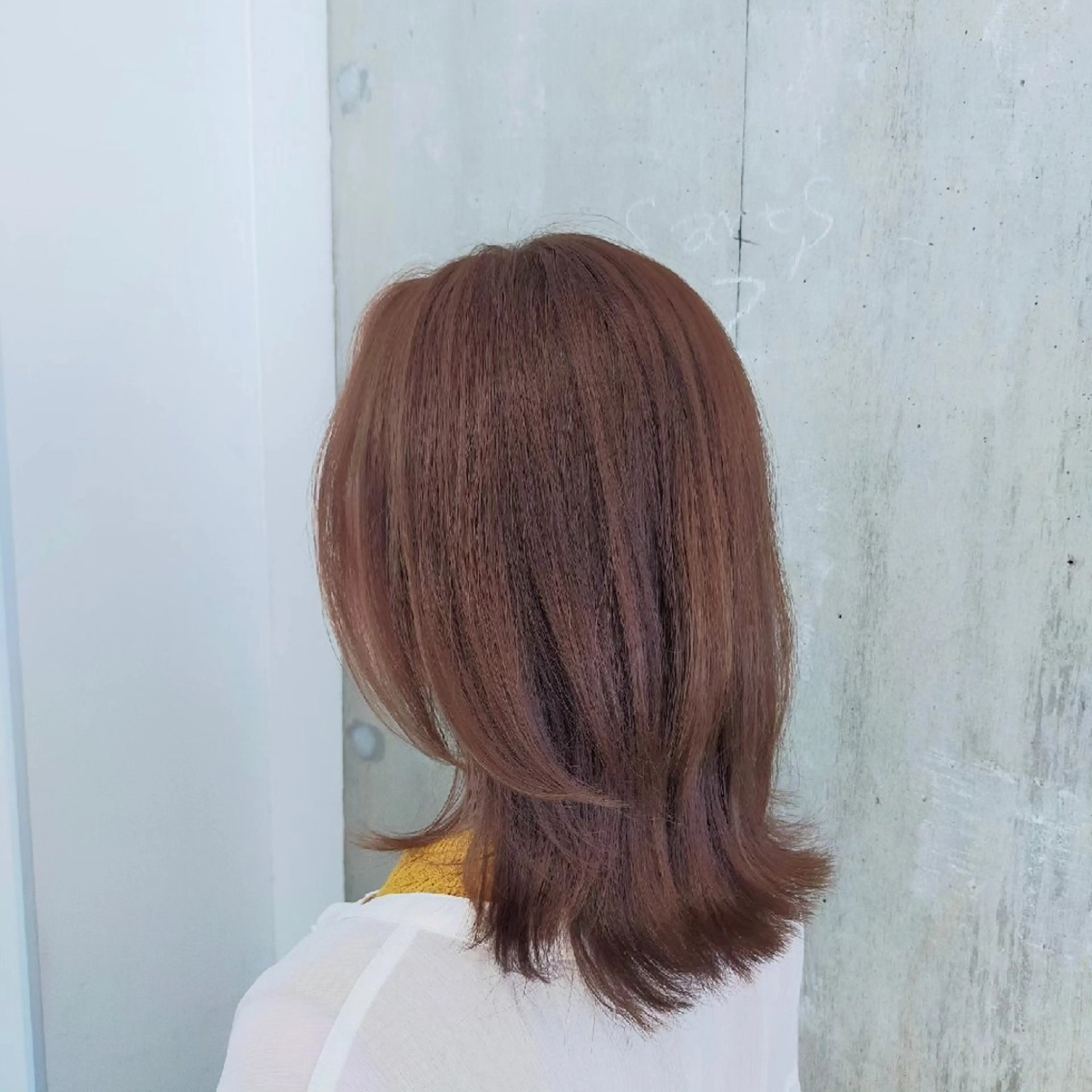 セミロング くびれヘア 和佐 ももえのヘアスタイル