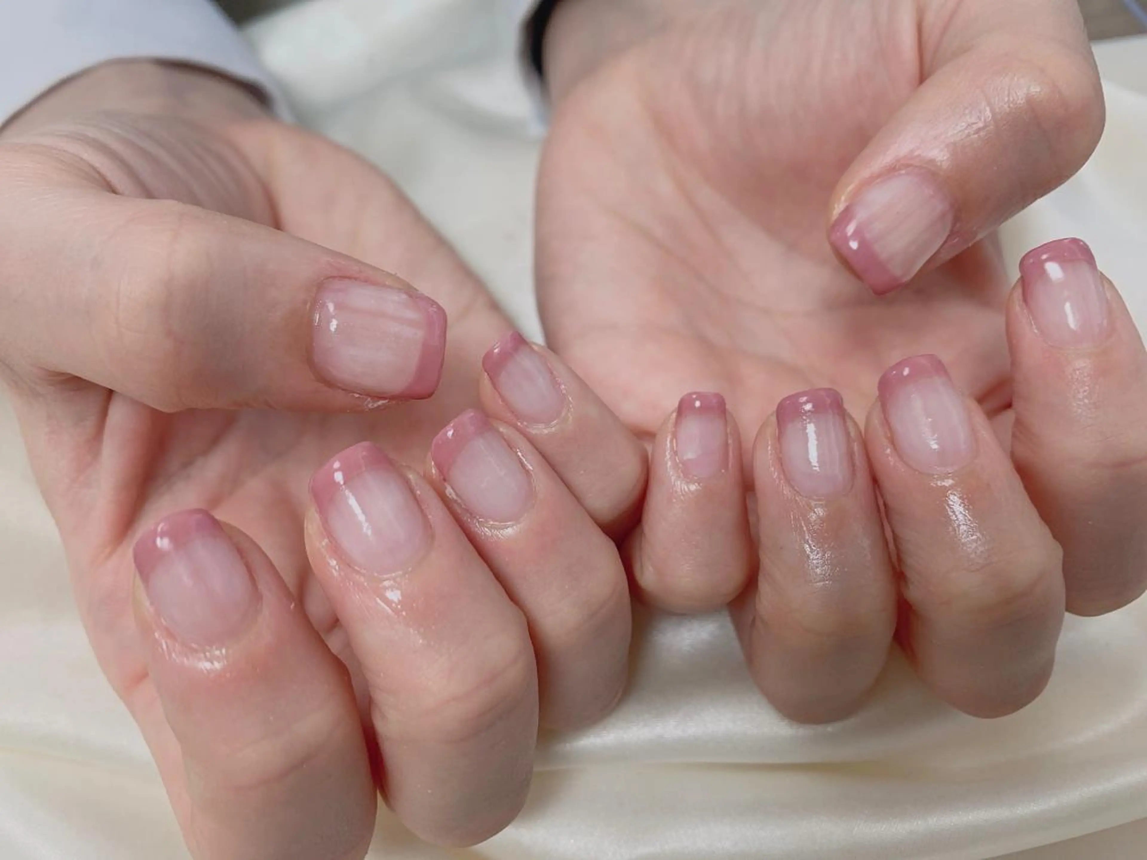 ネイル フレンチネイル 春ネイル Mogu nail 二子玉川のネイルデザイン