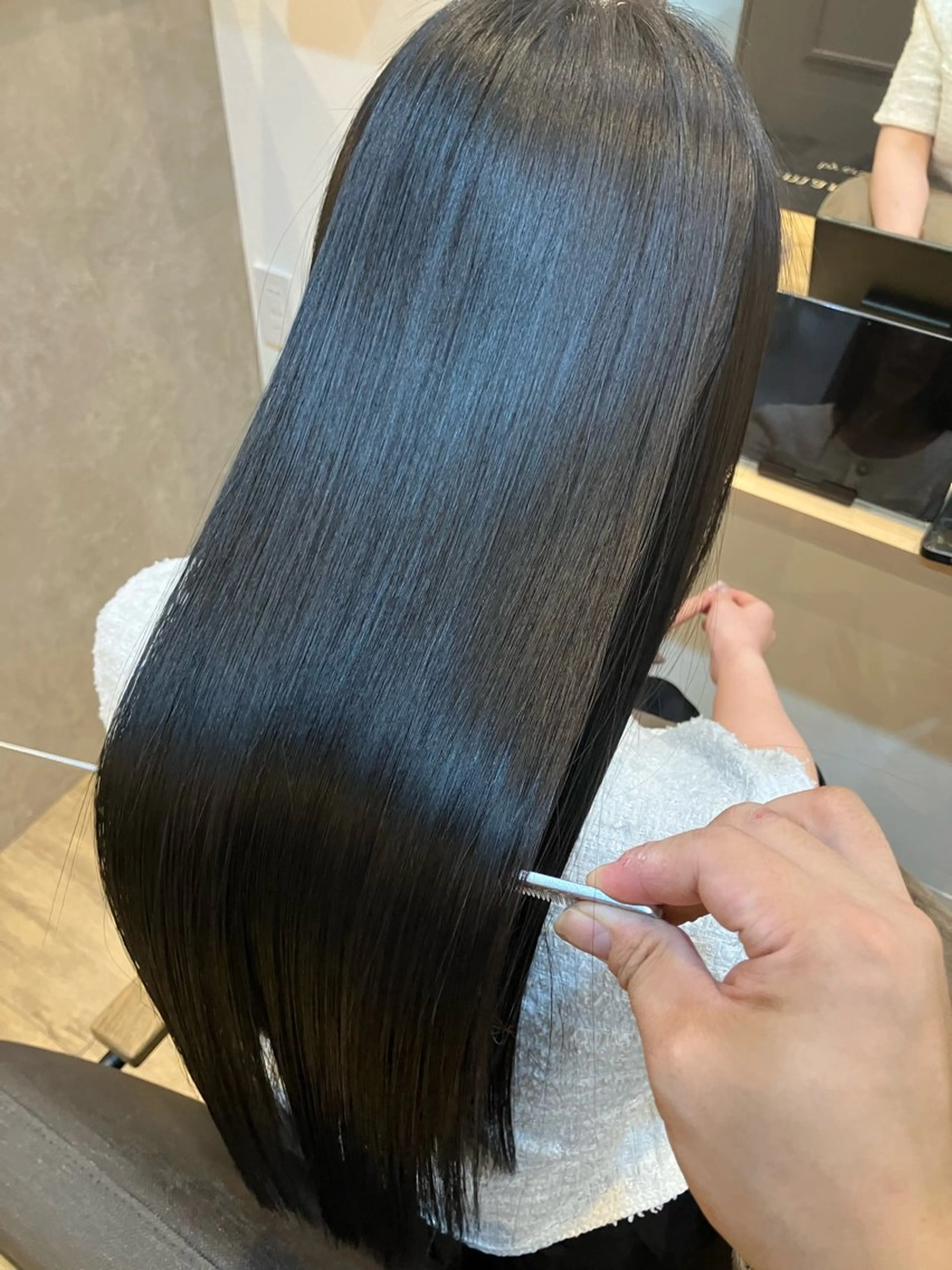 髪質改善プレミアムカラー✨本物の髪質改善体感しませんか？　デザインを楽しみながら綺麗な髪への写真