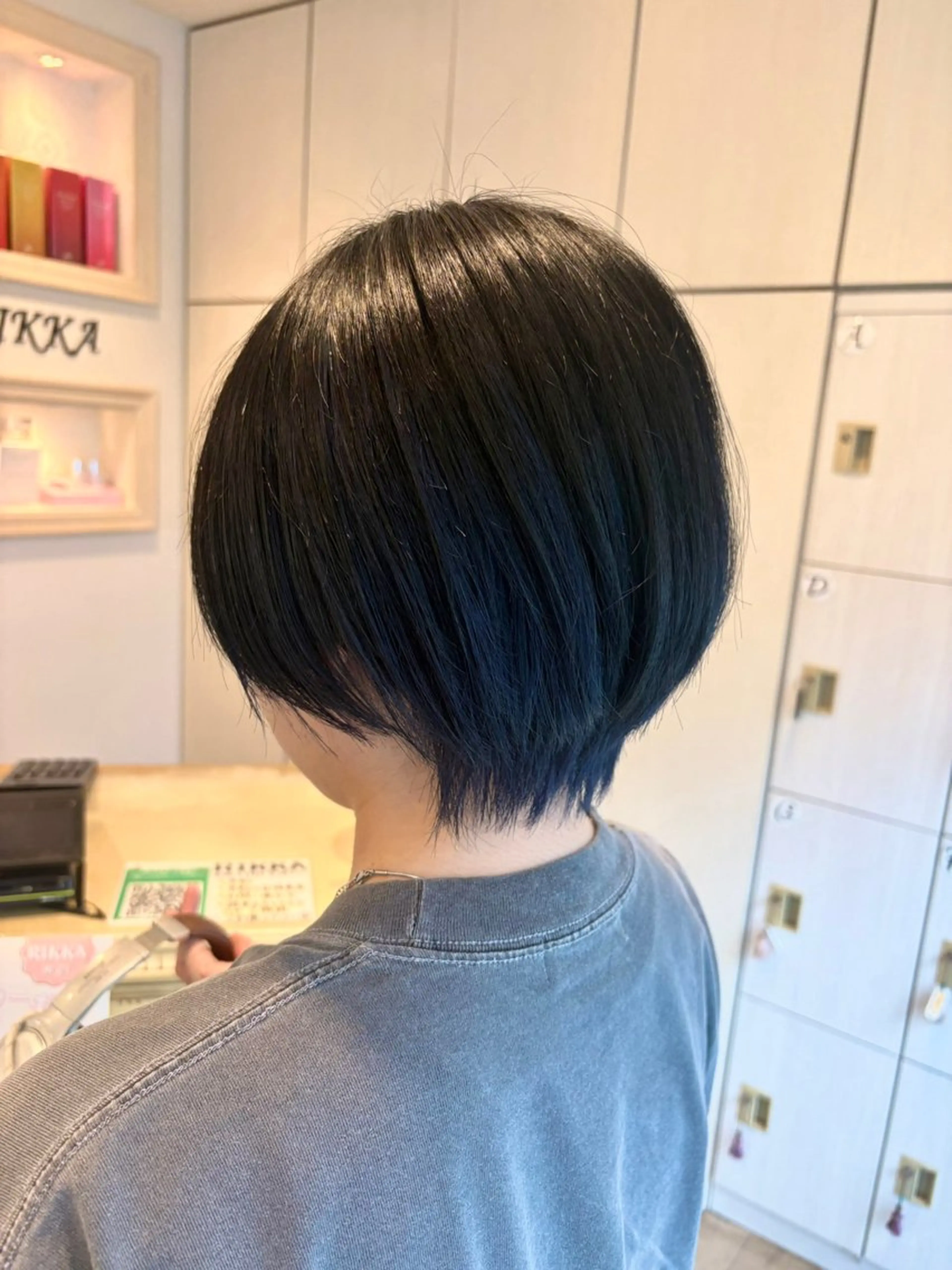 ショート ヘアカラー rio/ボブ /ブリーチカラー🫧のヘアスタイル