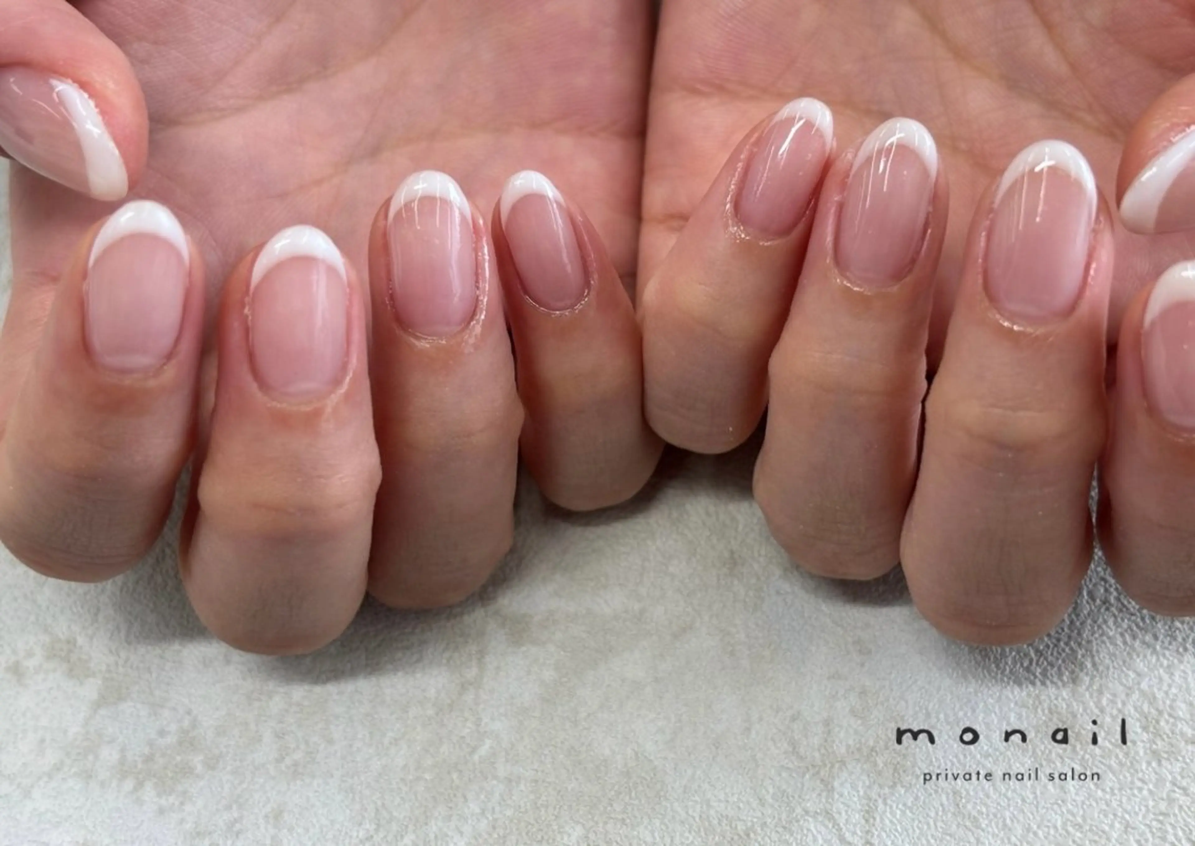 ネイル フレンチネイル private nail monail所属・nail salon monailのネイルデザイン