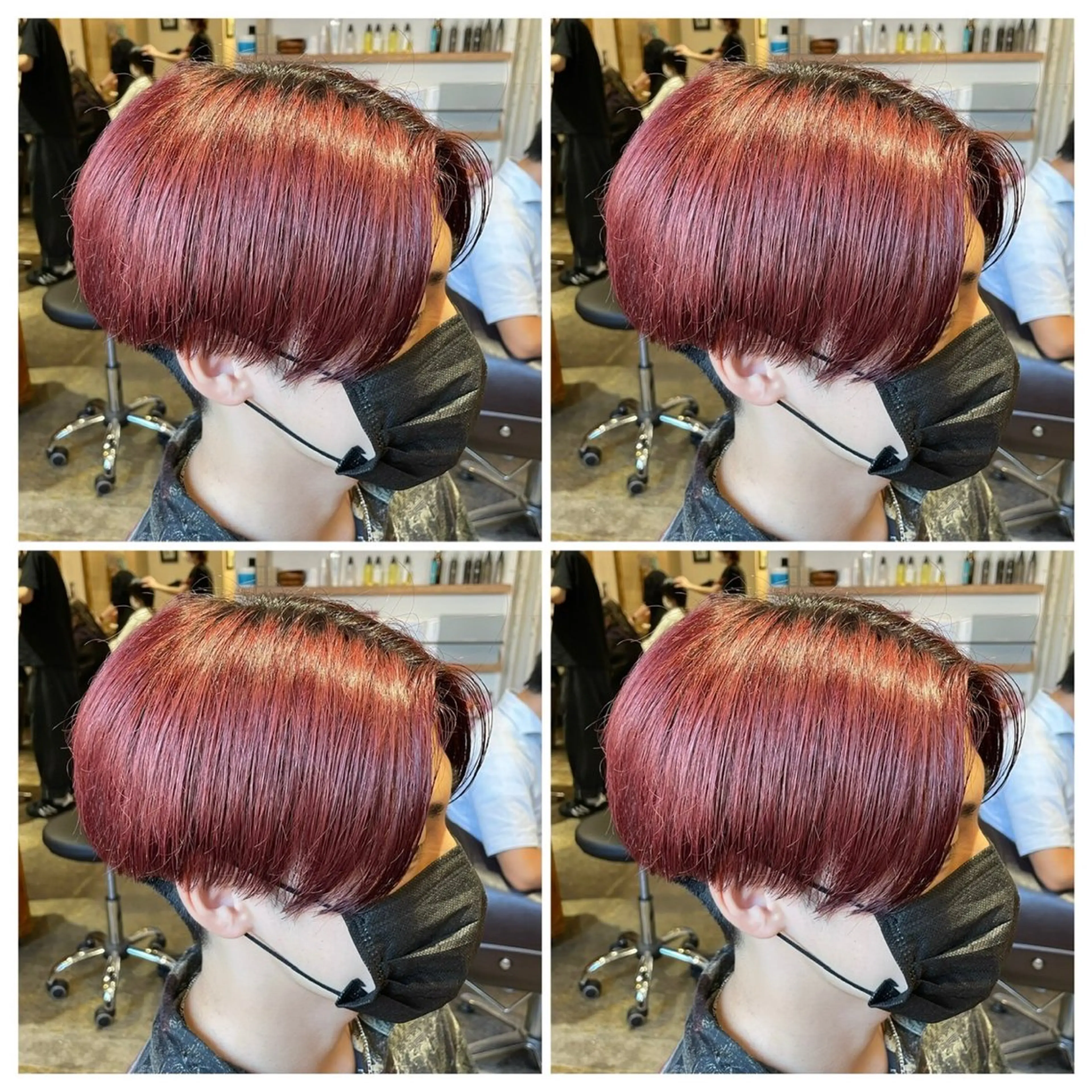 ミディアム カラー メンズ カット ヘアカラー トリートメント 🟣メンズパーマ 川端 永遠🟣のヘアスタイル