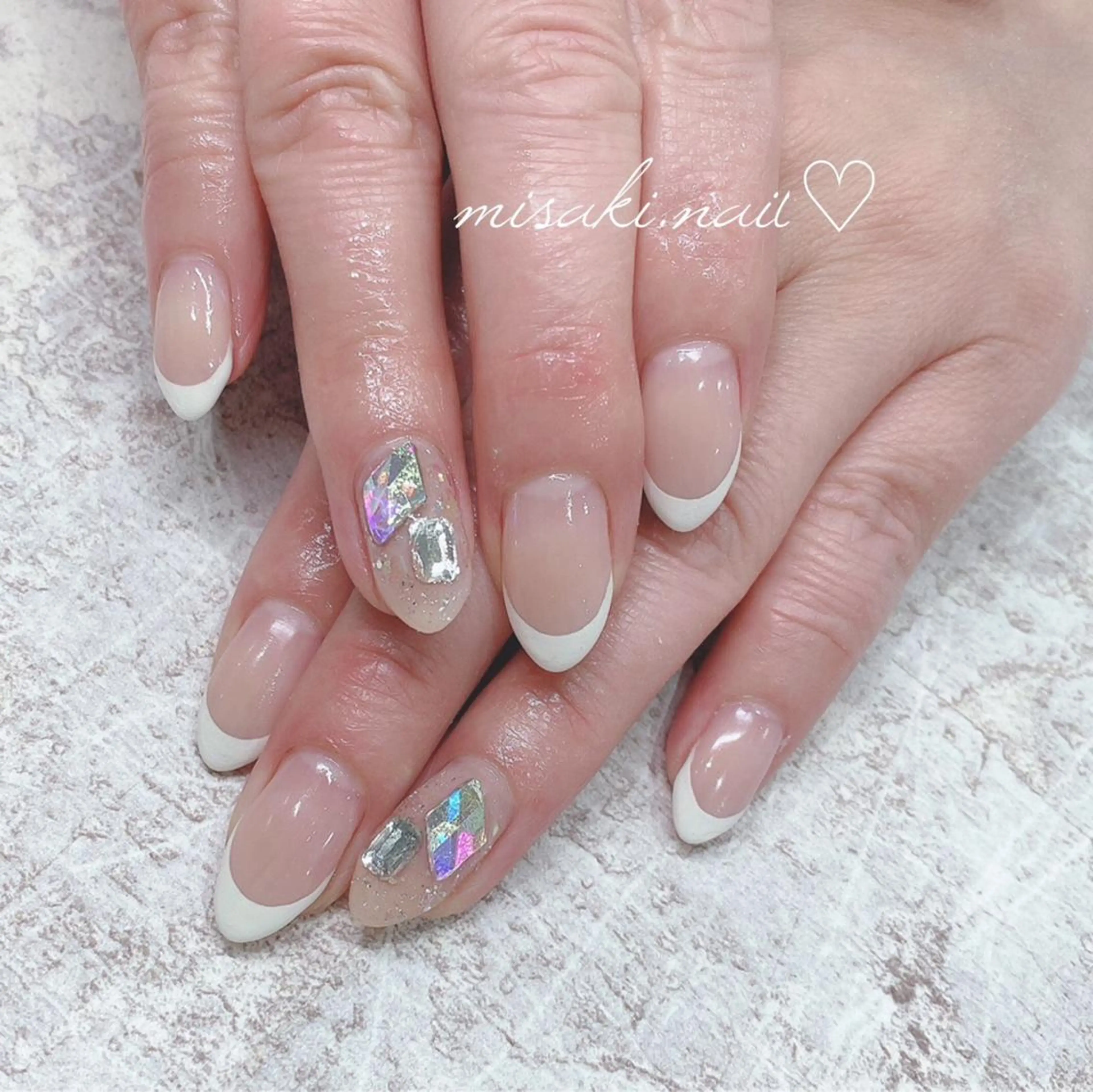 ネイル 韓国ネイル ワンホンネイル ハンドネイル nailsalon miinailsのネイルデザイン
