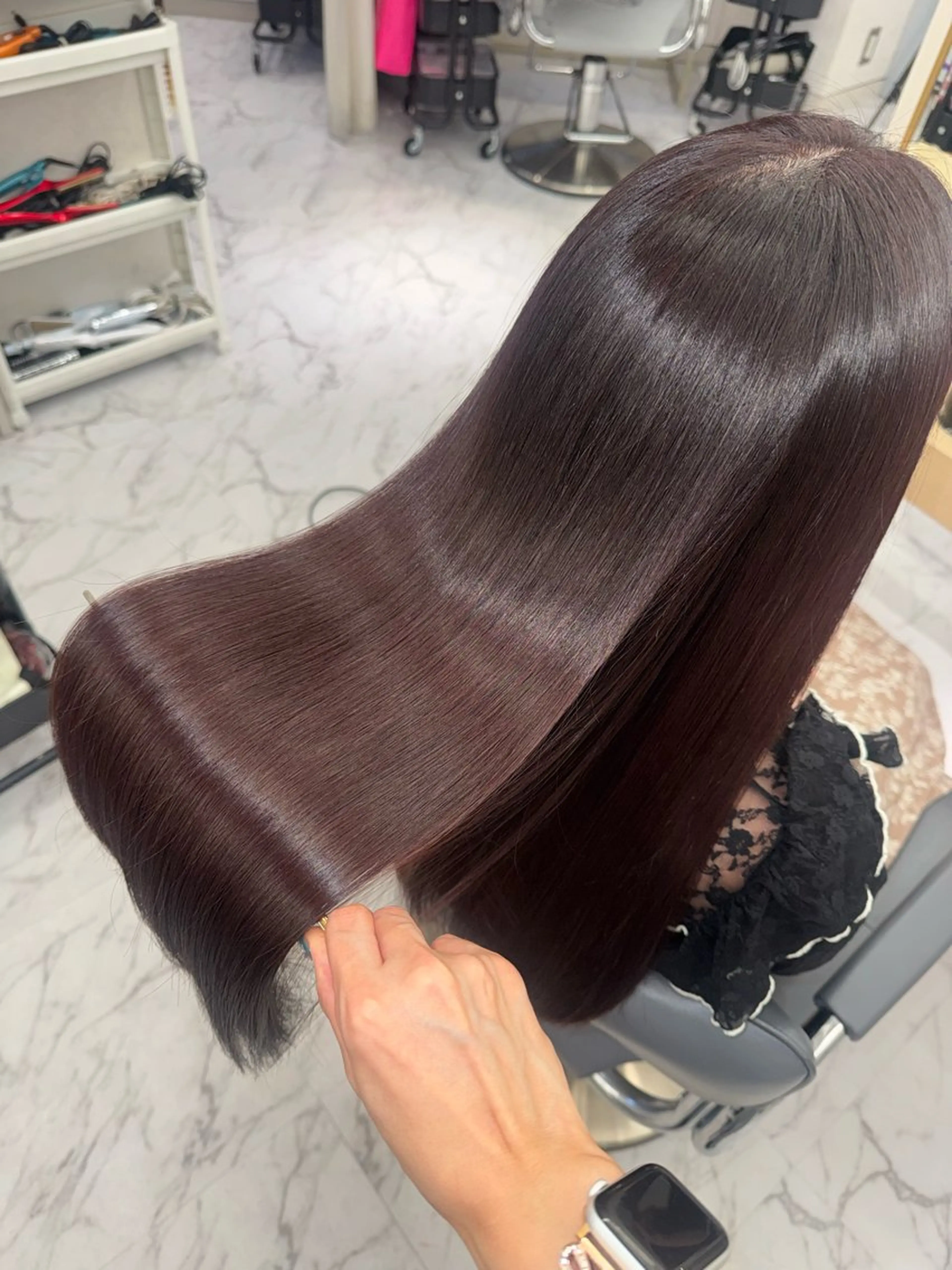 ロング カラー カット ヘアカラー トリートメント 韓国/アイドルヘア 🎀みづきのヘアスタイル