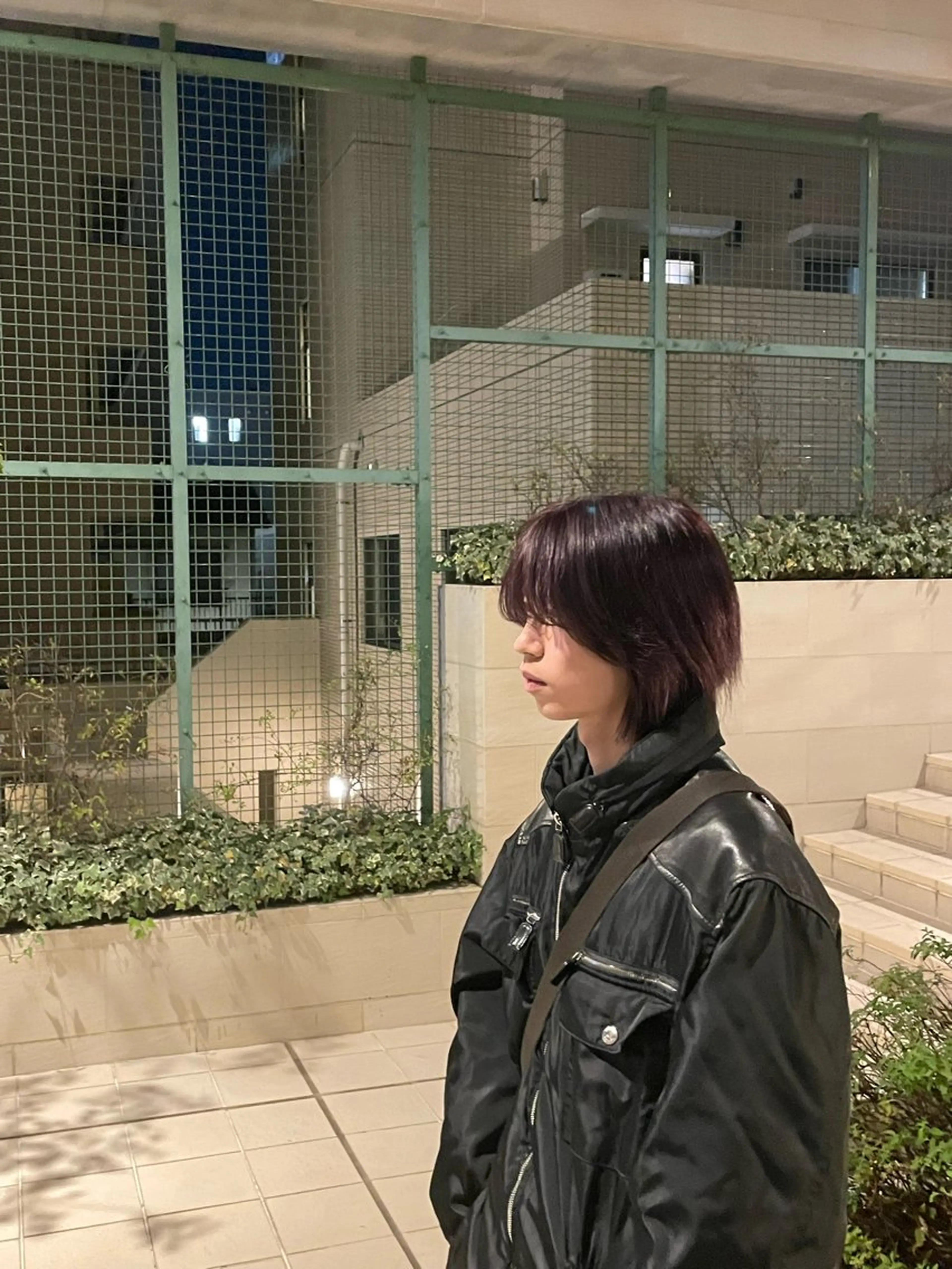 カラー メンズ ボルドーカラー 辻野 光希のヘアスタイル