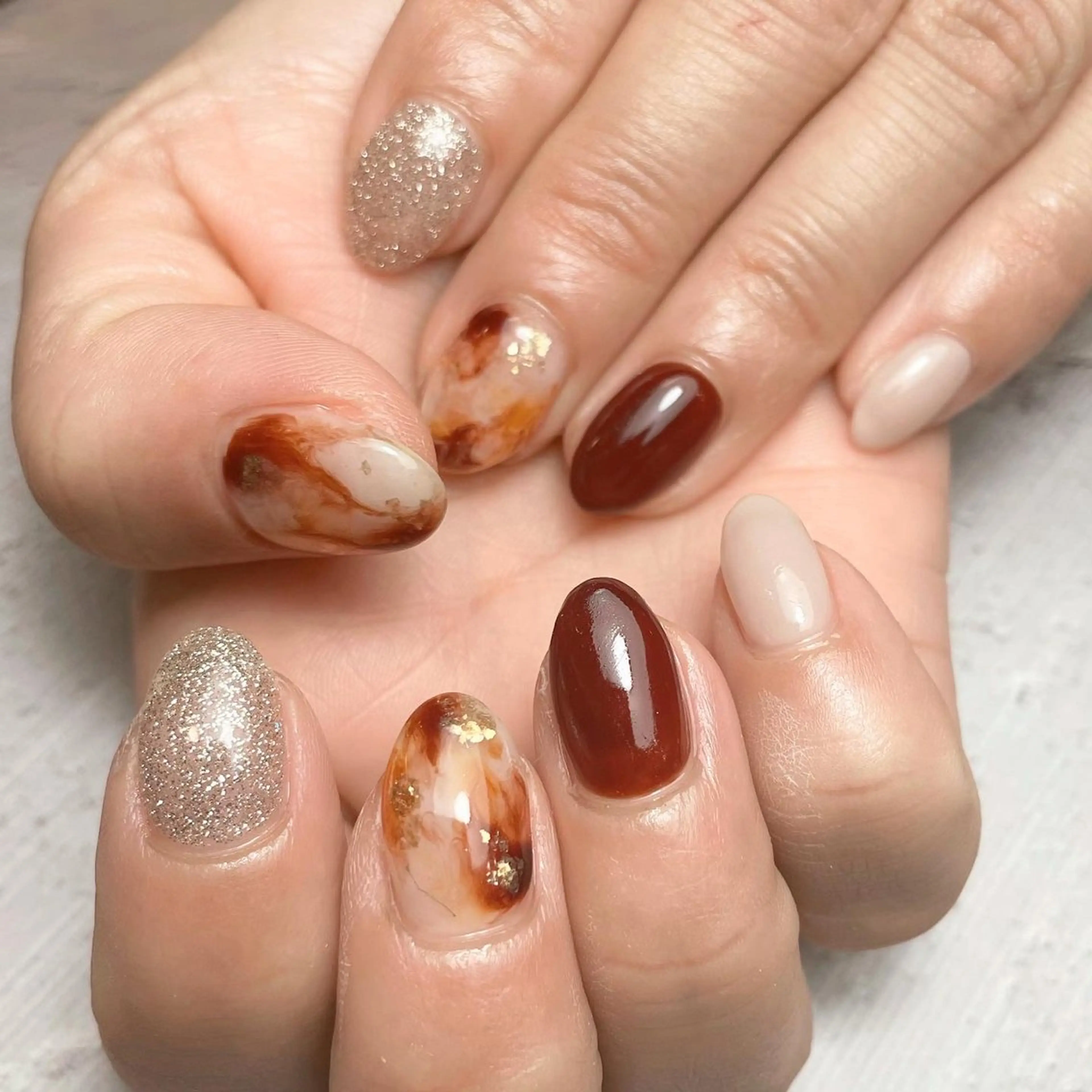 ネイル ハンドネイル nail&eyelash mate所属・京都/東向日/桂 ayumiのネイルデザイン