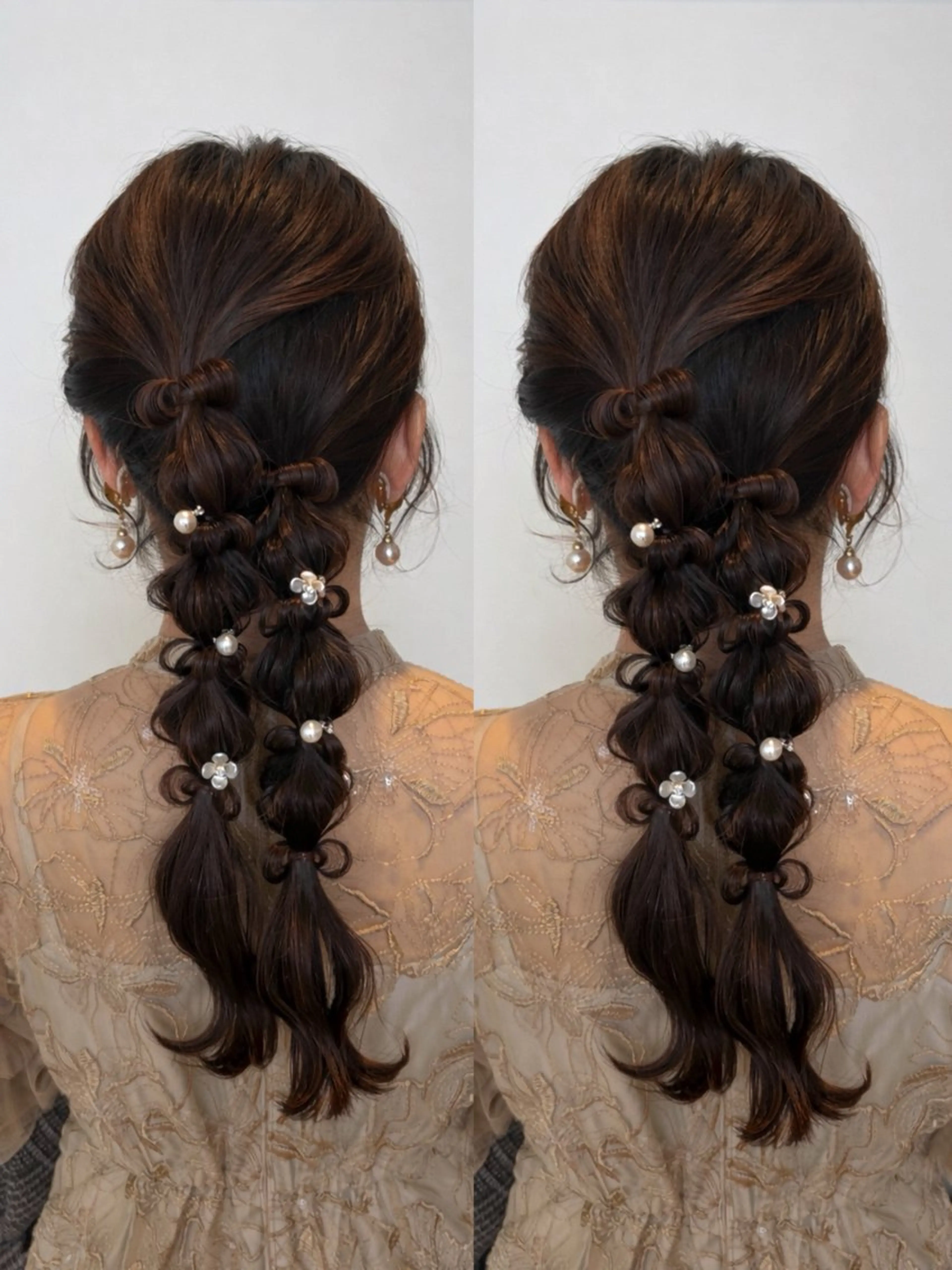 ロング ヘアアレンジ ヘアセット 高橋 乙葉のヘアスタイル