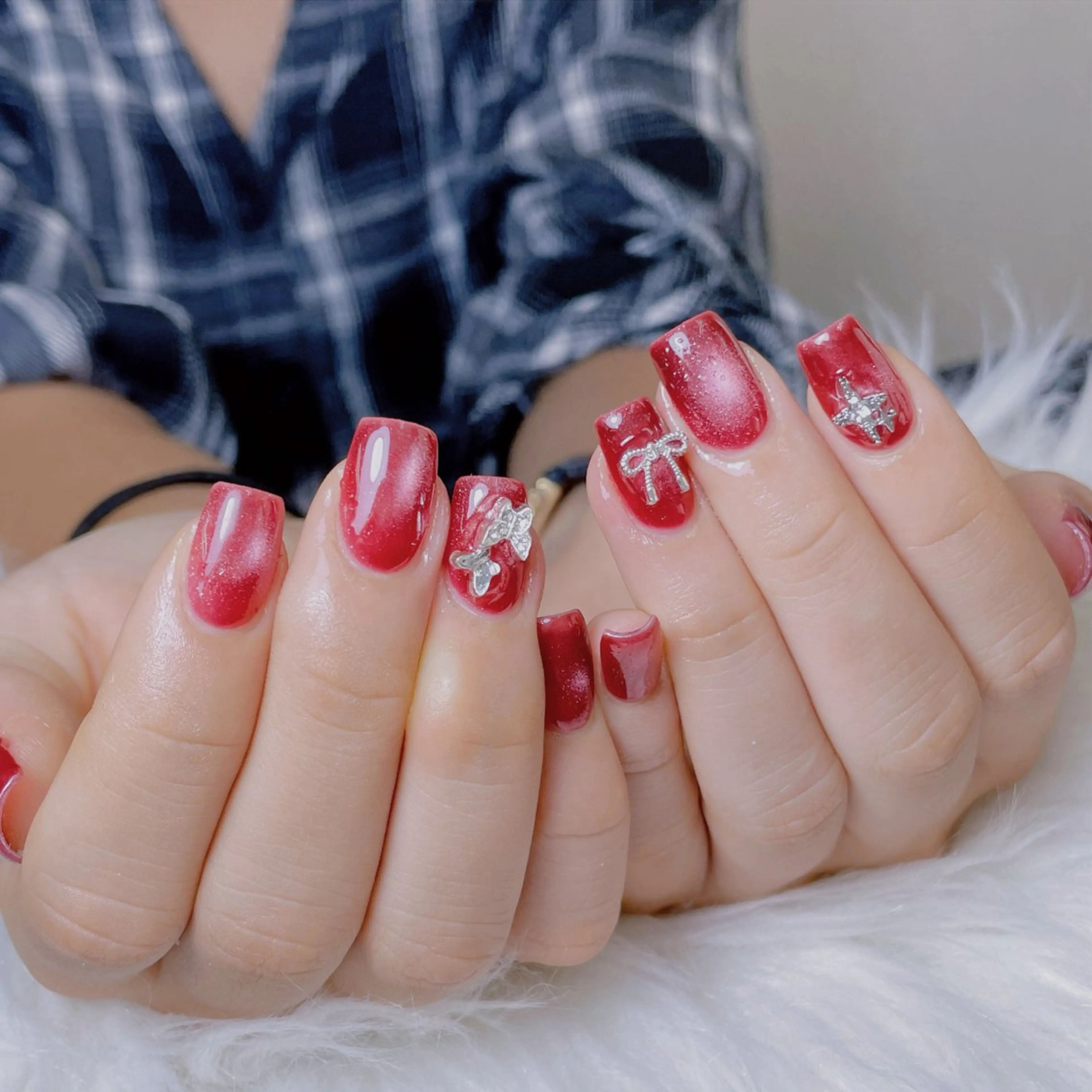 ネイル チークネイル 桜ネイル 長さ出し フットネイル ジェルネイル ハンドネイル YURI NAILのネイルデザイン