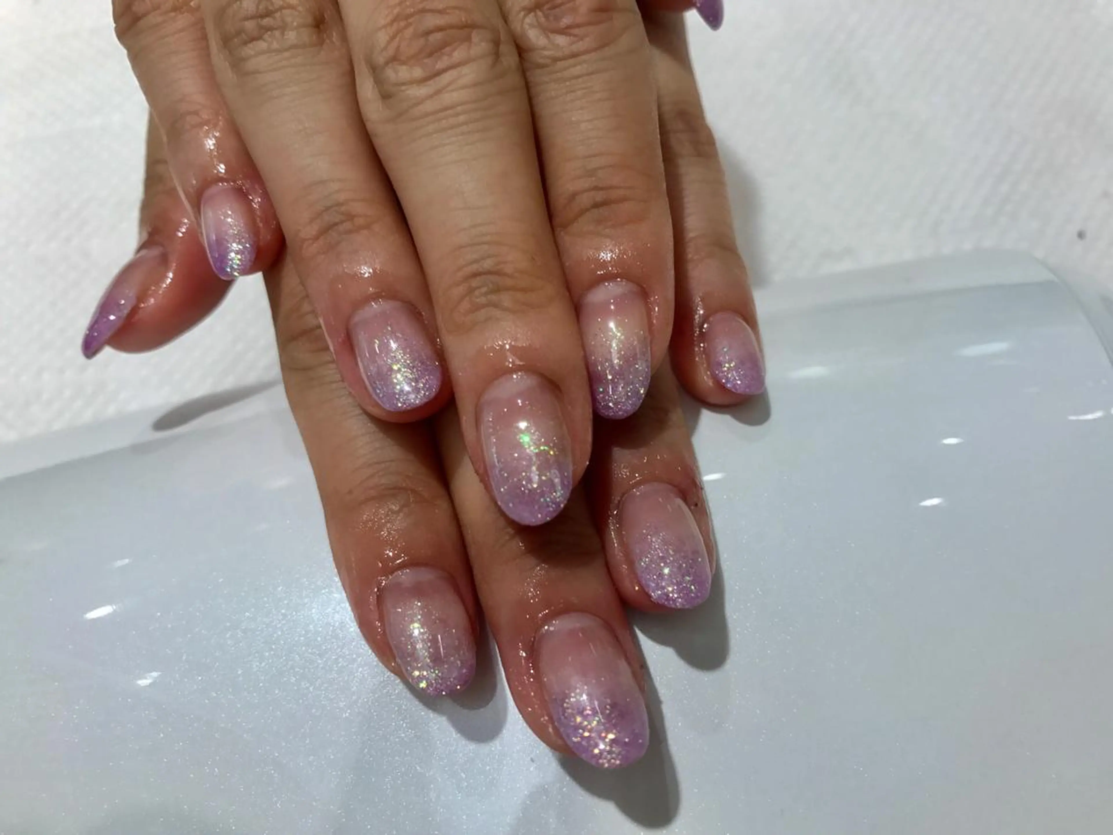 ネイル グラデーション ラメ(グリッター) ラメグラデーション Charme. NOBUKOのネイルデザイン