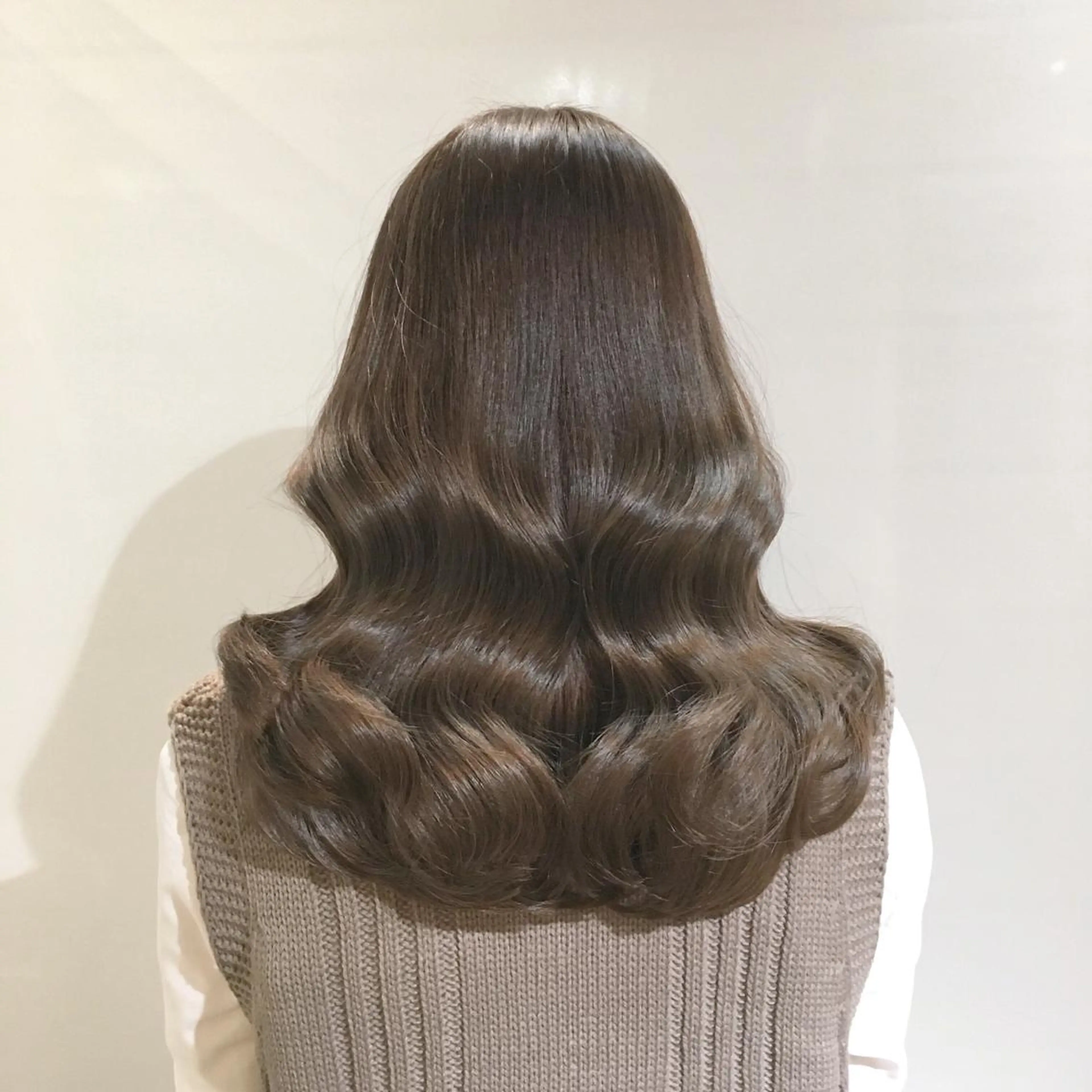 セミロング カラー ヘアアレンジ ベージュカラー ミント ミントベージュ As hair所属・柔らか垢抜けｶﾗｰと ｶｯﾄ🫧ASUKAのヘアスタイル