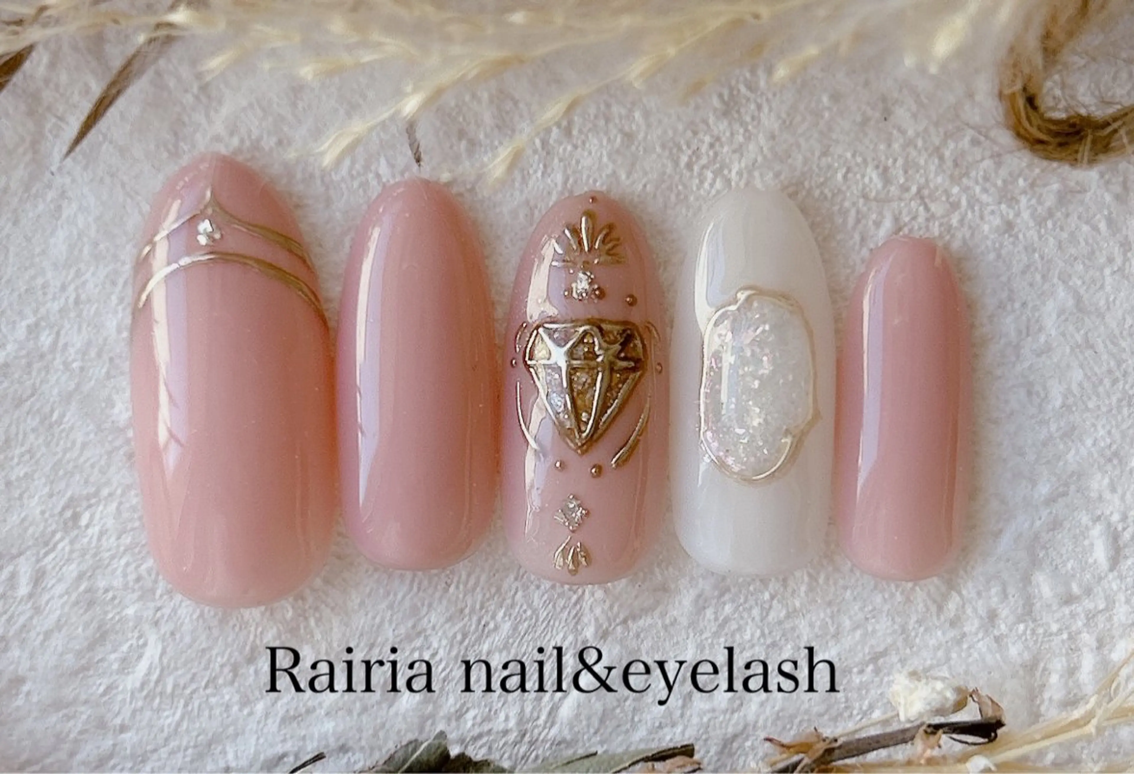 ネイル アートネイル ジェルネイル 持ち込み ニュアンスネイル パラジェル Rairia nail本八幡店のネイルデザイン