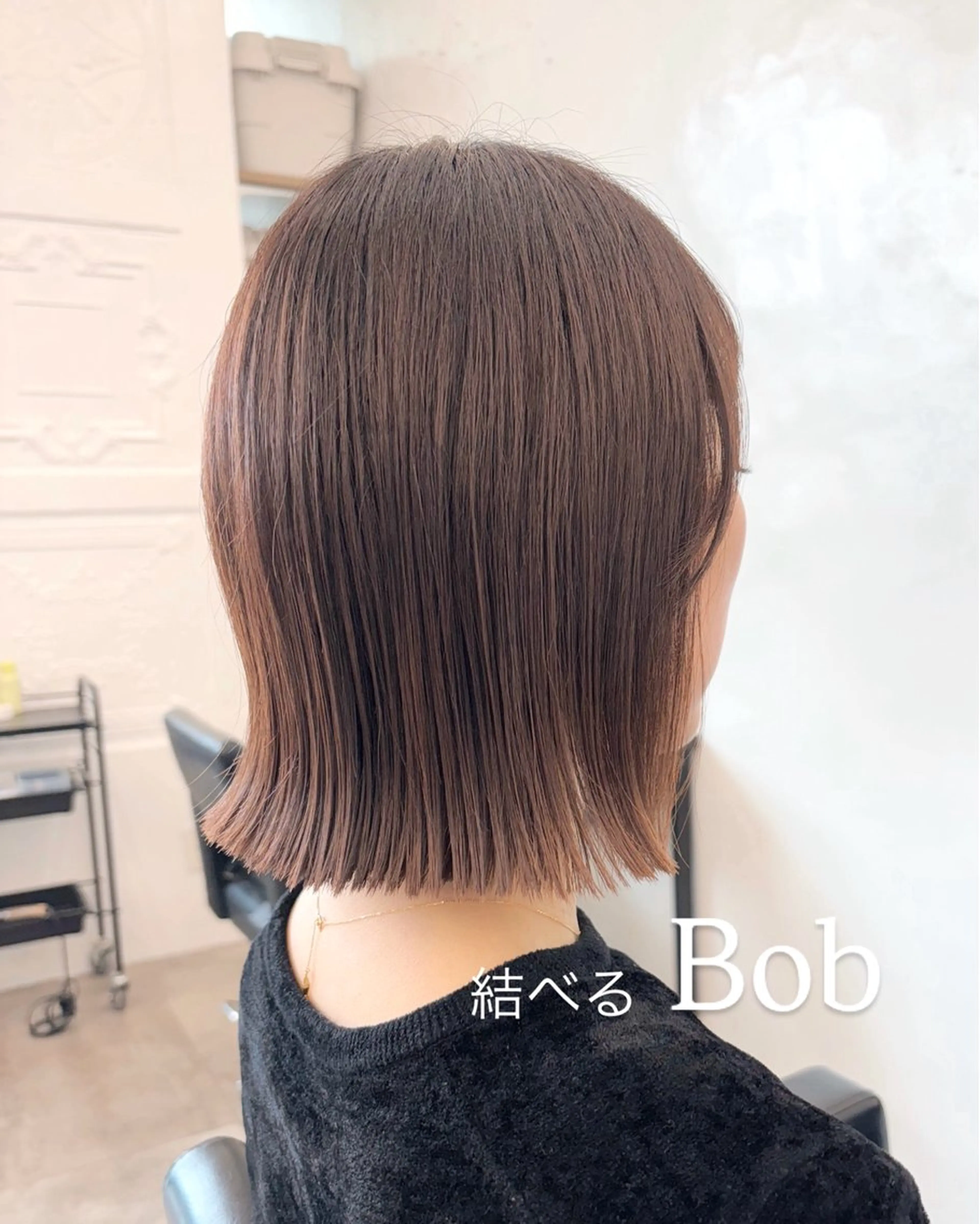 ショート カラー ヘアアレンジ 透明感カラー グレージュ ボブ 🌱ボブ/レイヤー/ ベージュ/あやみ✨のヘアスタイル